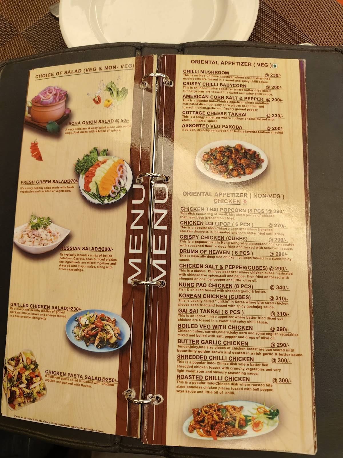 HOTEL RAJNANDINI menu