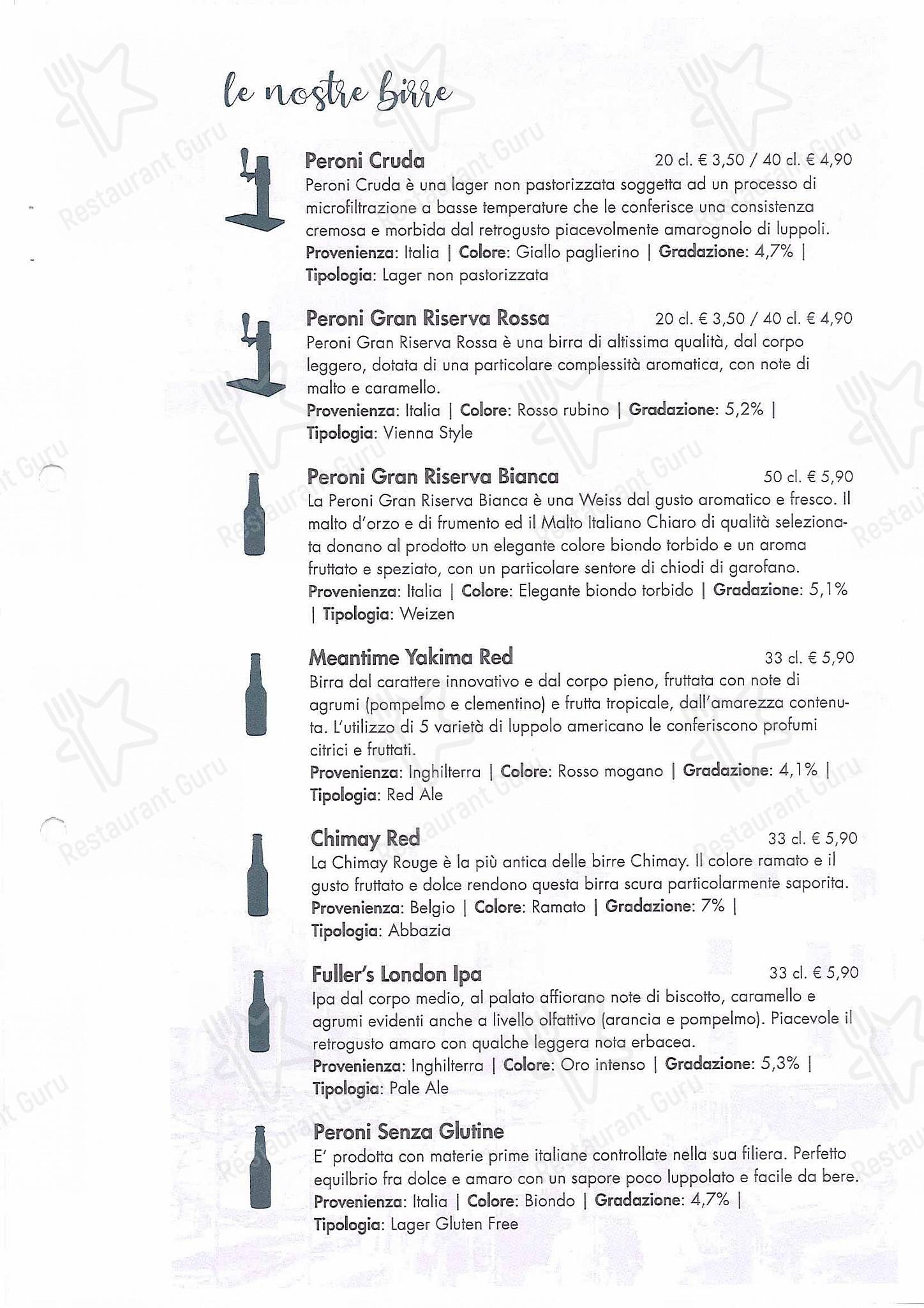 Menu di Ristorante Halloween - Menu bar