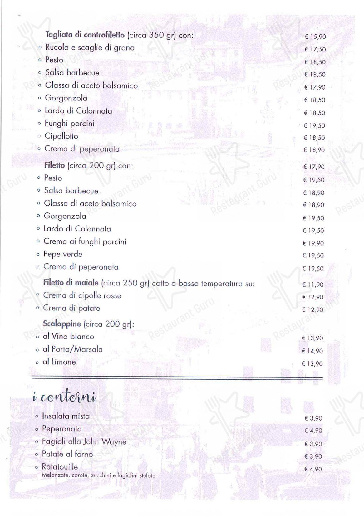 Menu bar per Ristorante Halloween pizzeria