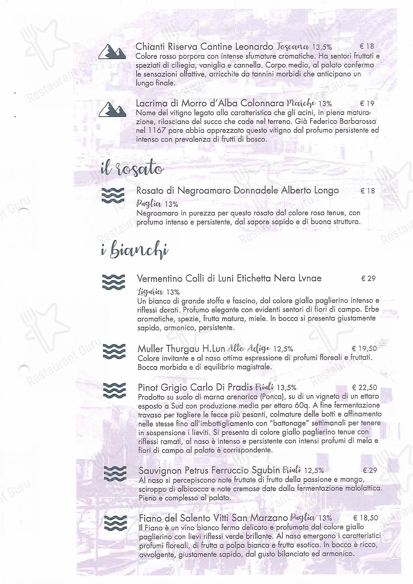 Menu bar per Ristorante Halloween in Genova
