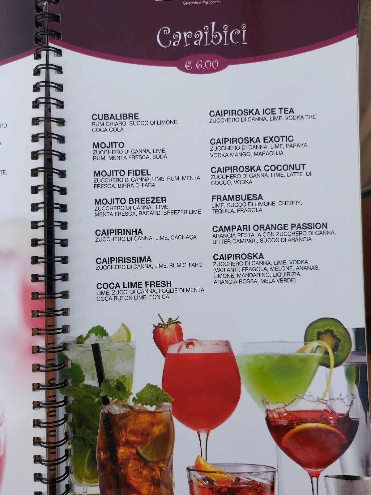 Menu di Happy Hour 