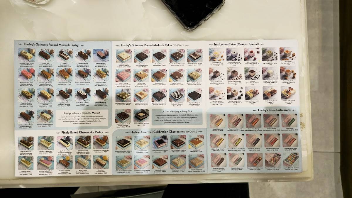 Harley's Ivory Lounge - Nanakramguda menu