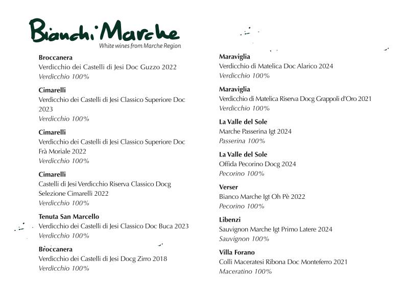 Menu di Hostaria dell'Arco Vecchio - da Pozzo 