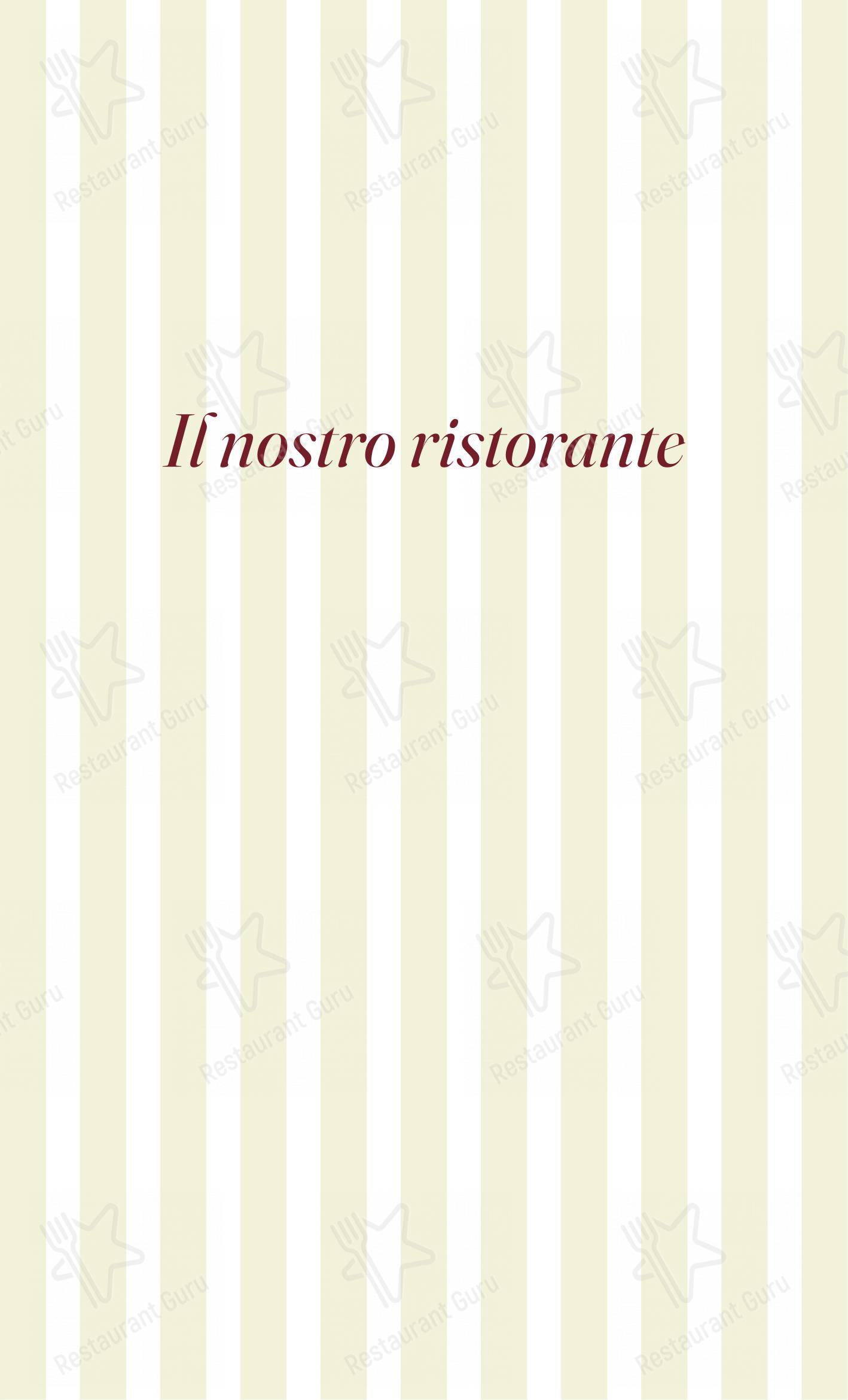 Splendide Riviera Boutique Art Hotel in Rapallo - Menu