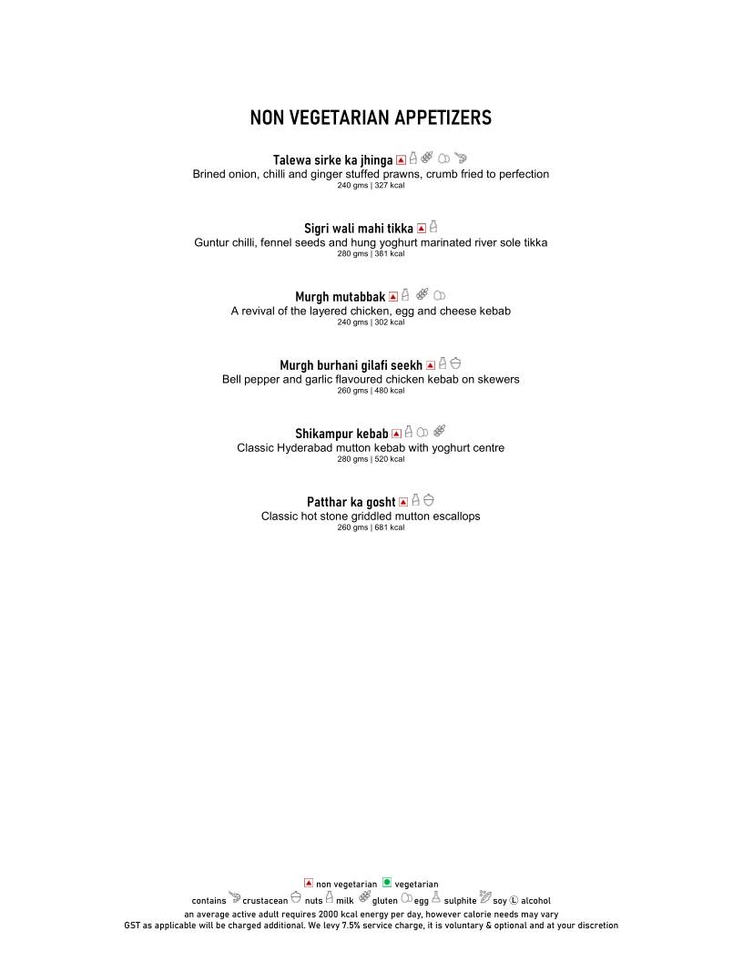 Aish - The Park menu