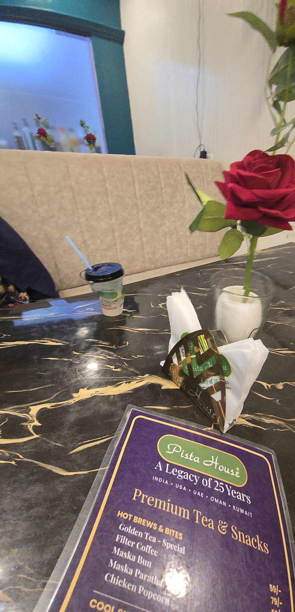 Pista House Premium Tea & Snacks menu