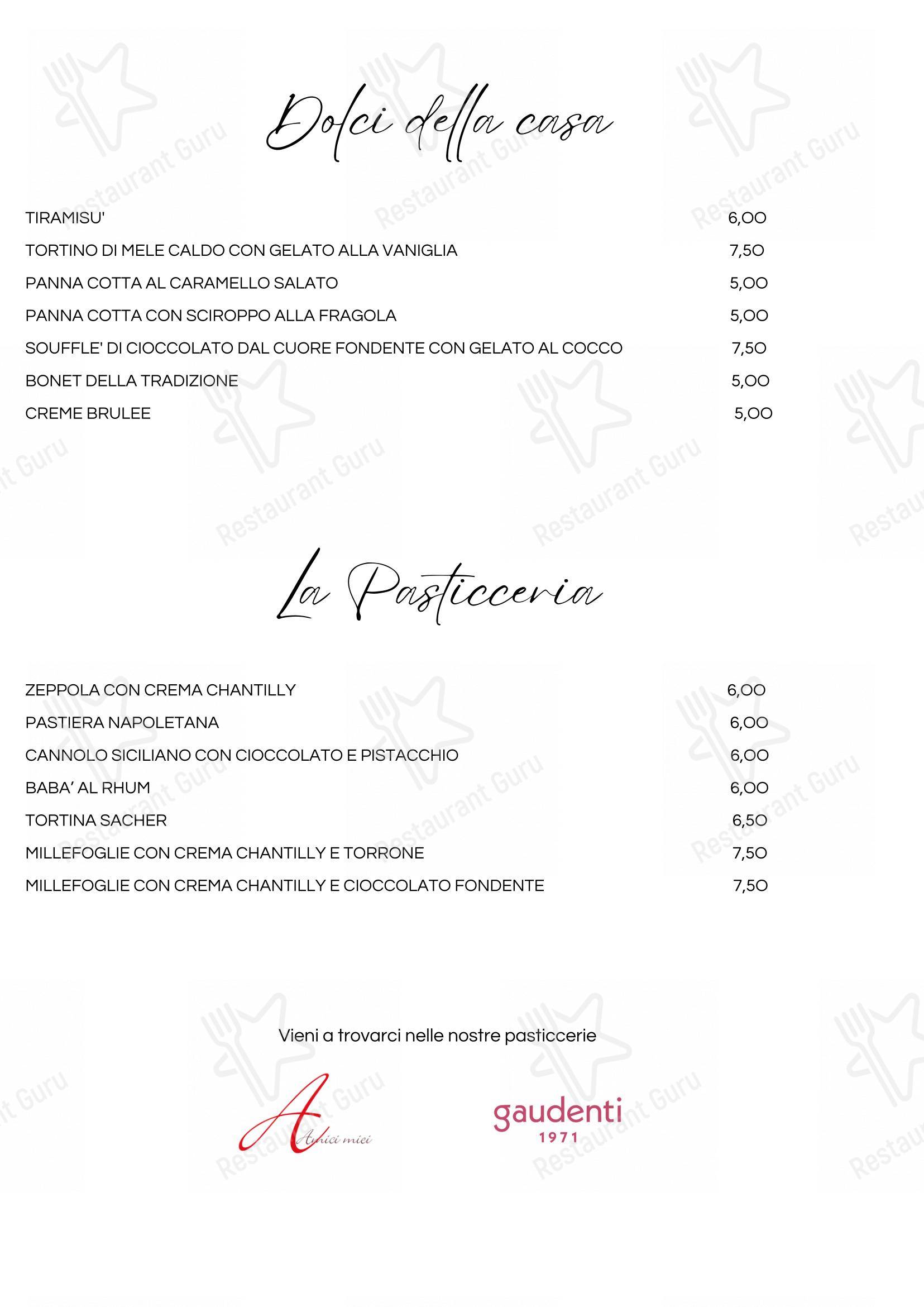 Menu per I Soliti Ignoti pizzeria