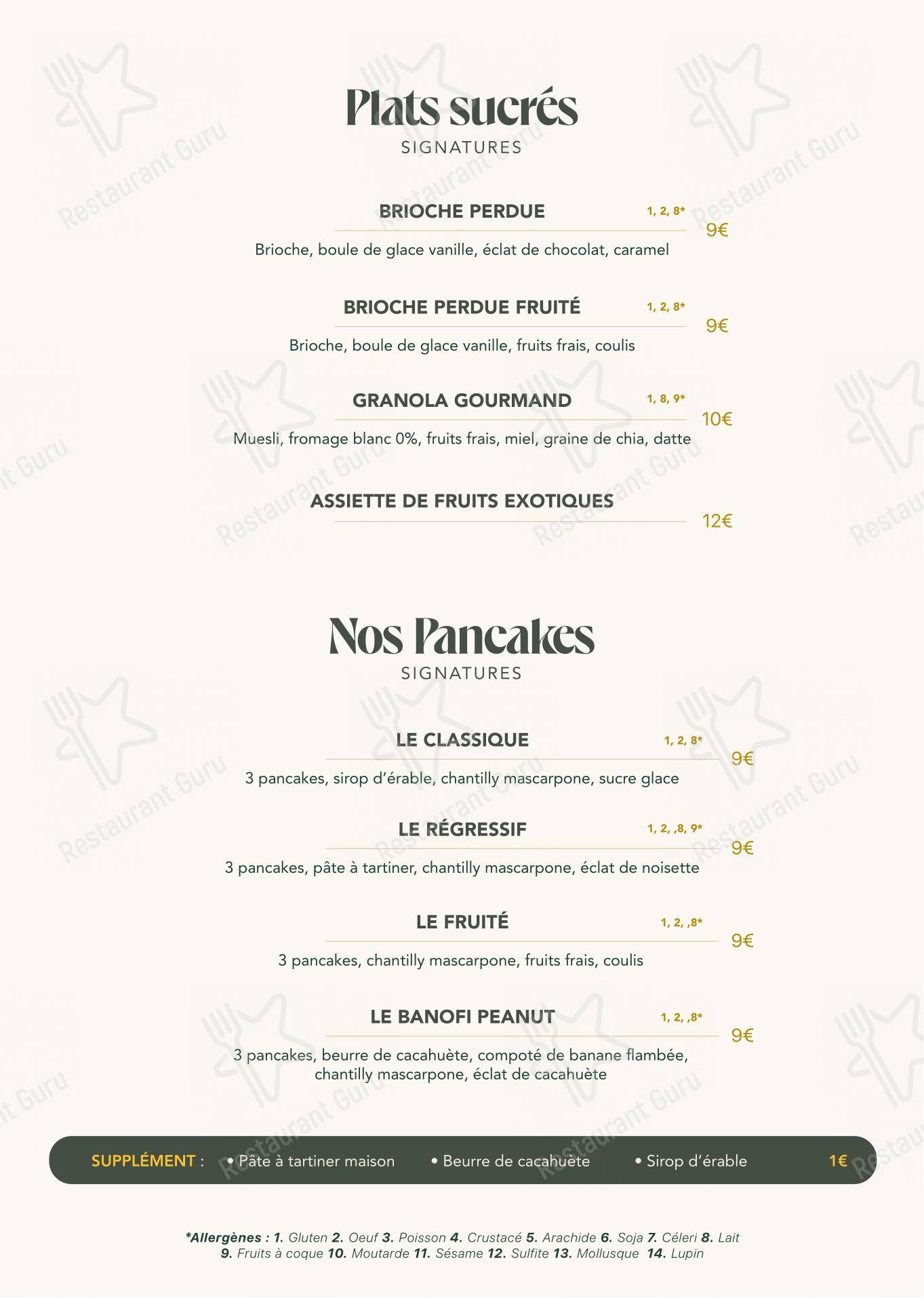 Menu pour ITZA LA PYRAMIDE restaurant