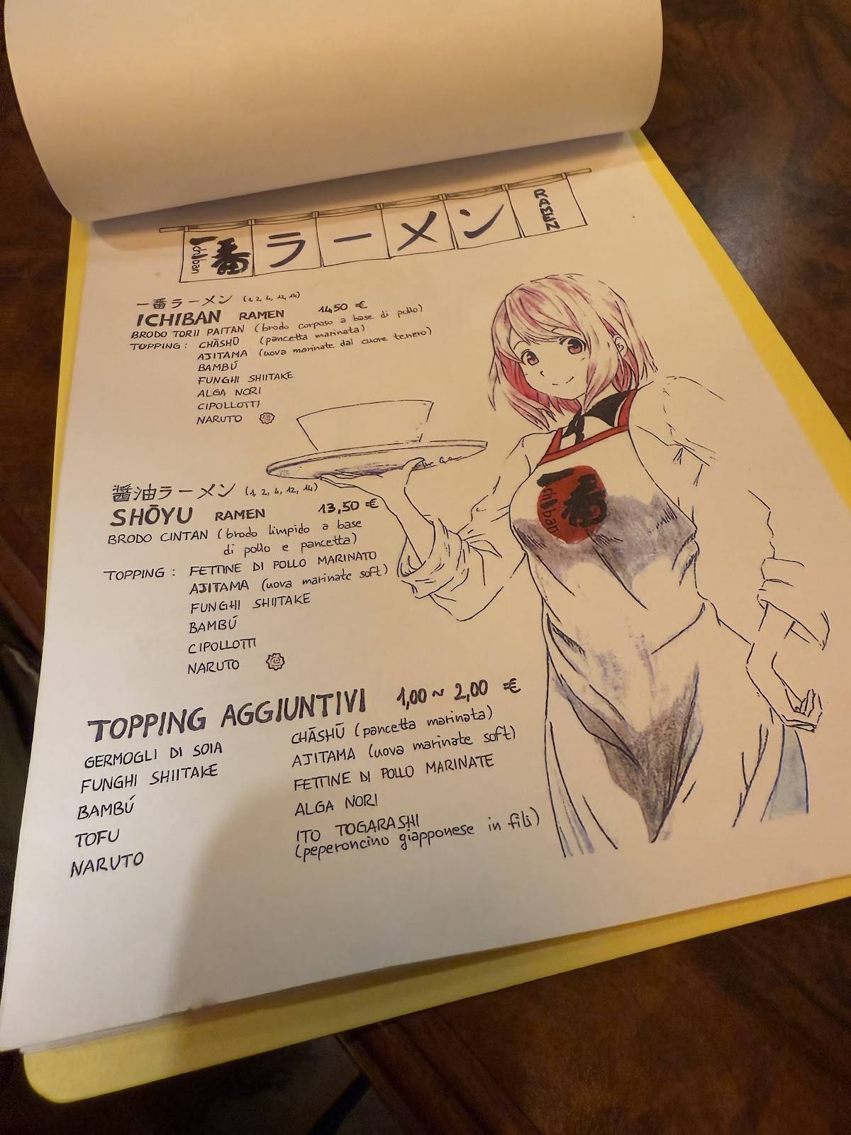 Menu di Ichiban Ramen 