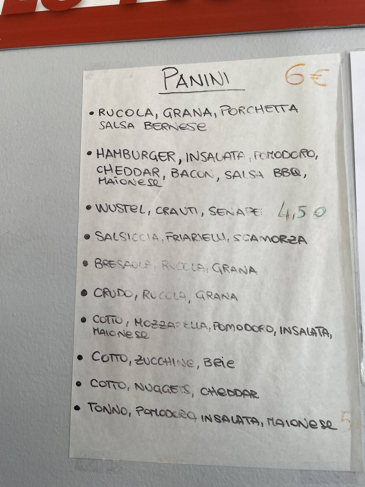 Menu di Il Golosone Di Sternativo Grazia 
