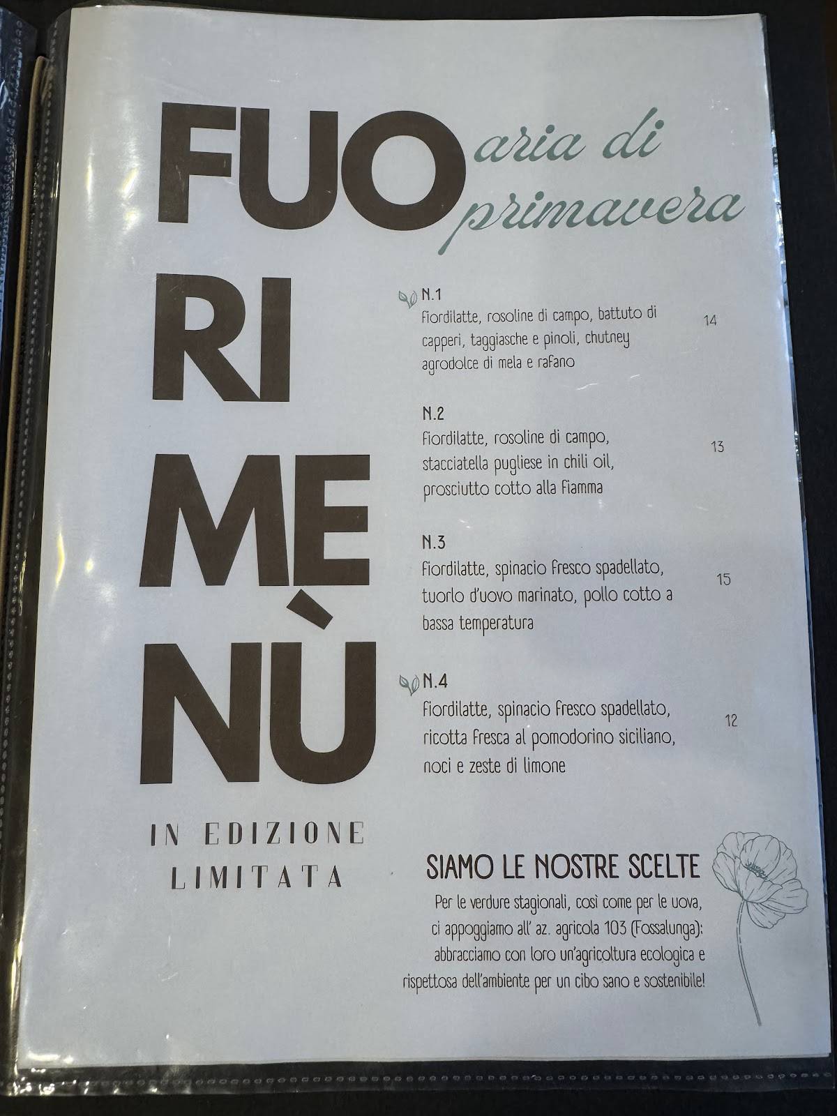 Menu di Il Laboratorio 