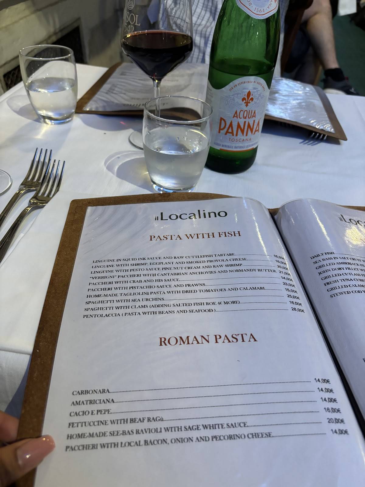 Menu di Il Localino 