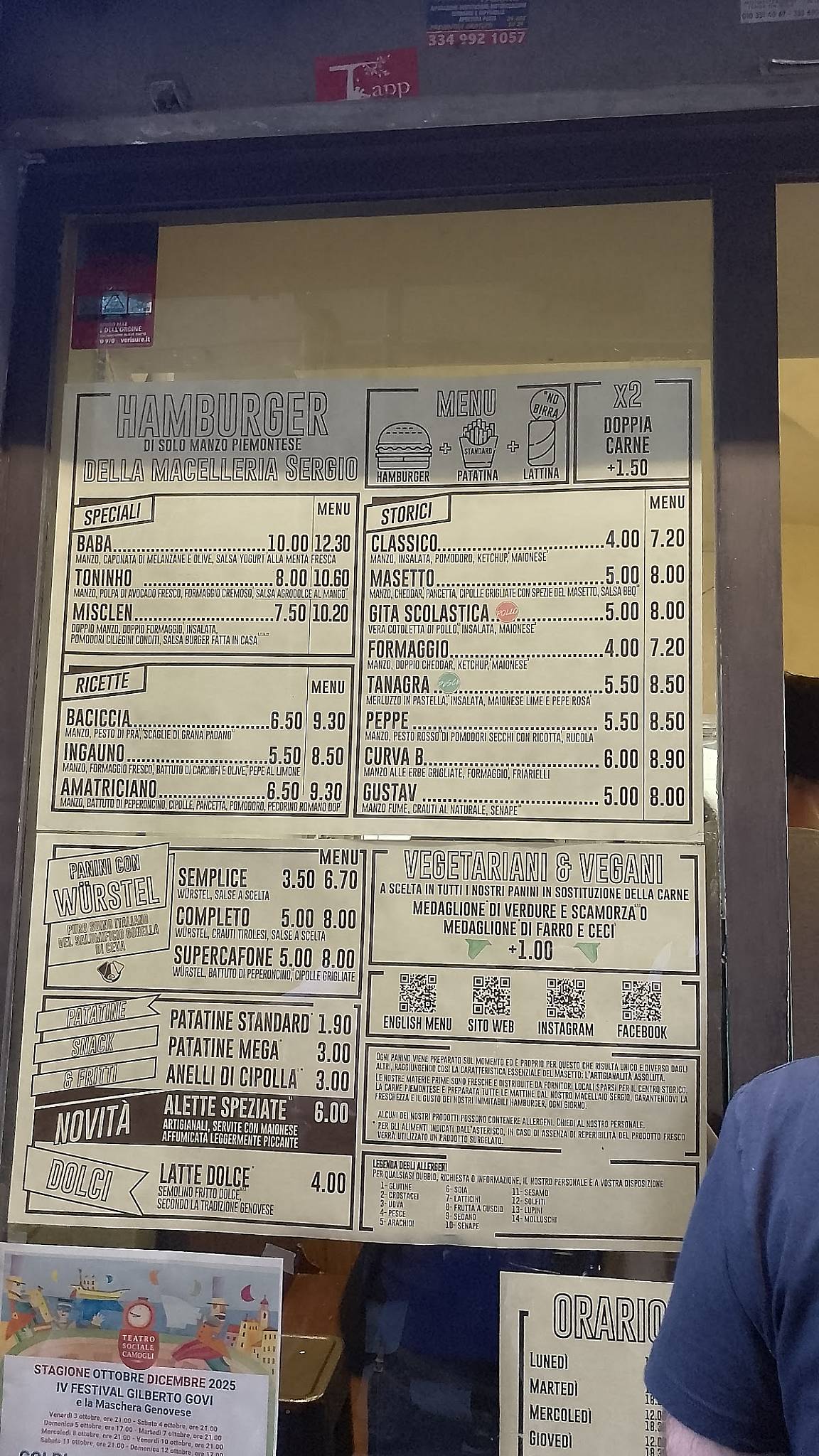 Menu di Il Masetto - Hamburgeria Nazionale 