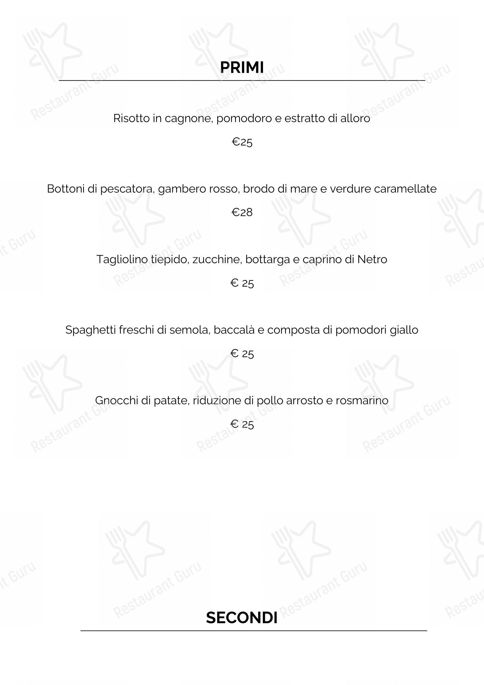 菜单 per Il Patio in Pollone