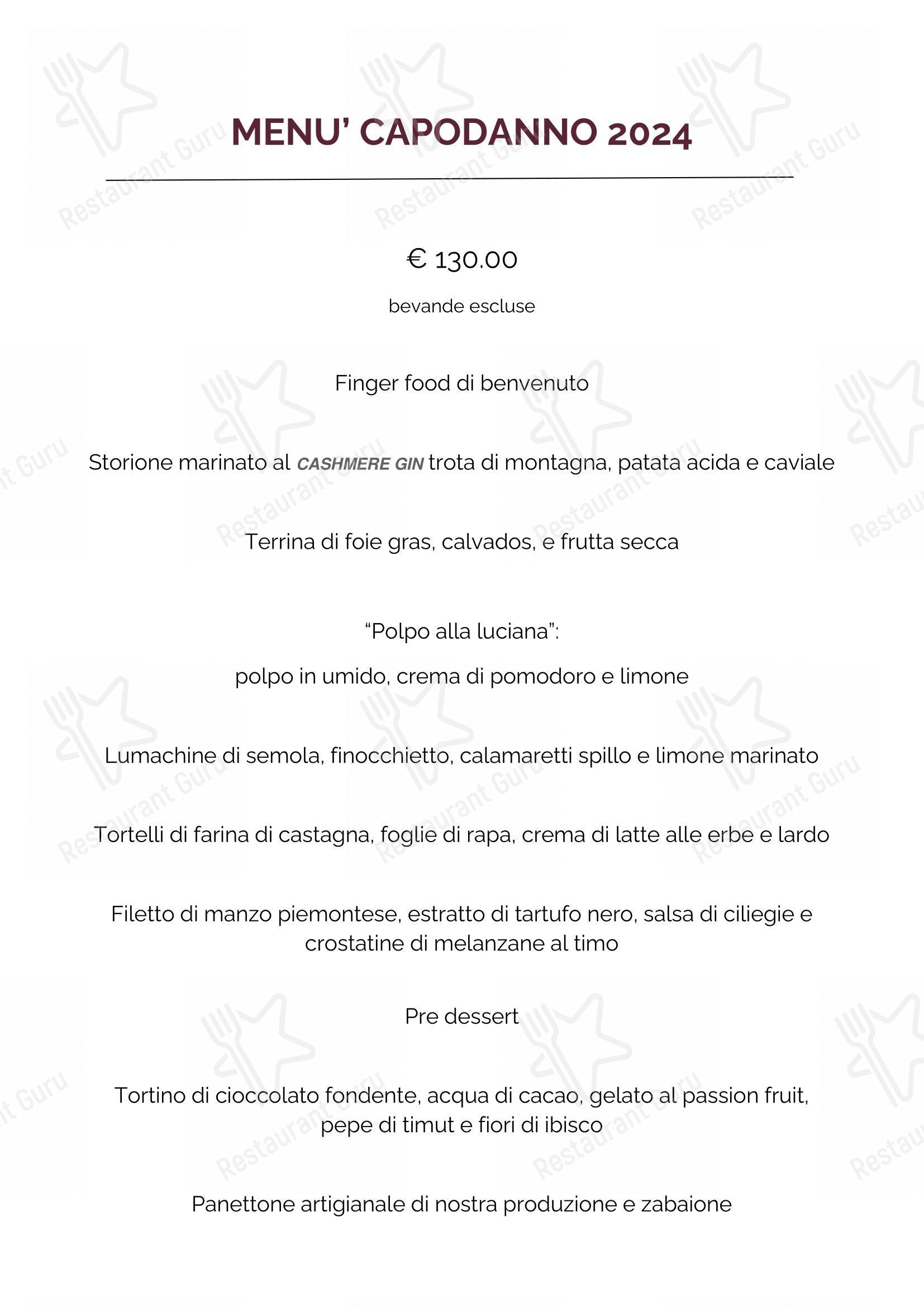 Menu di Il Patio - Ночное меню