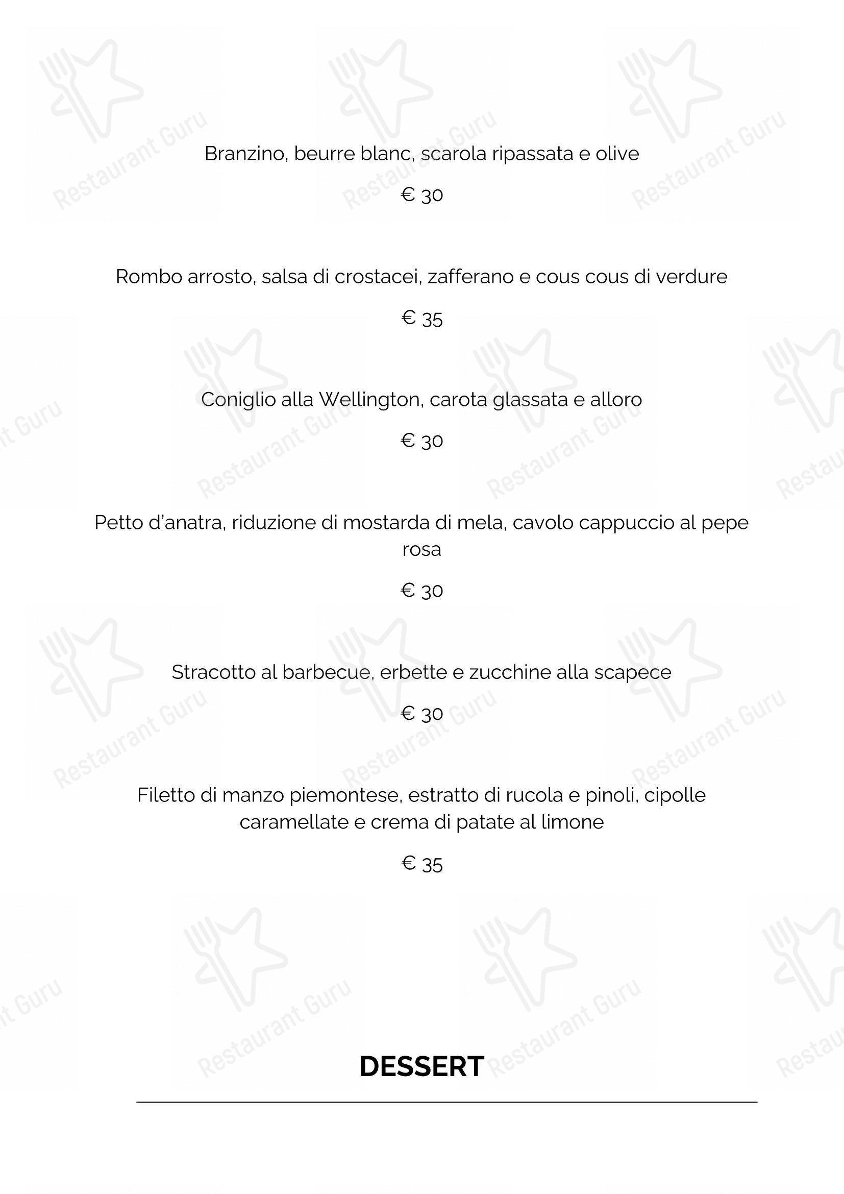 Il Patio in Pollone - 菜单