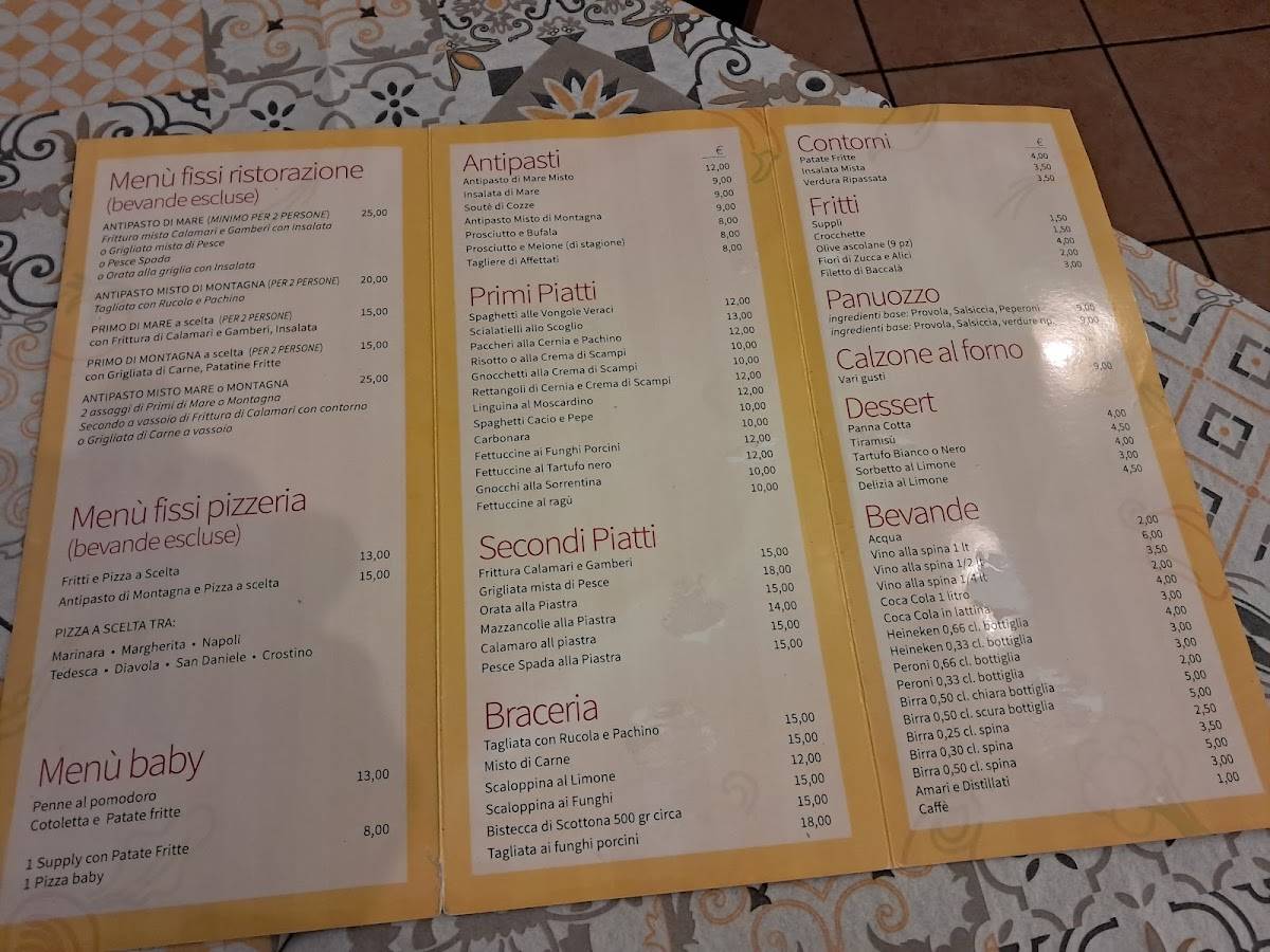 Menu di Il Piazzale 