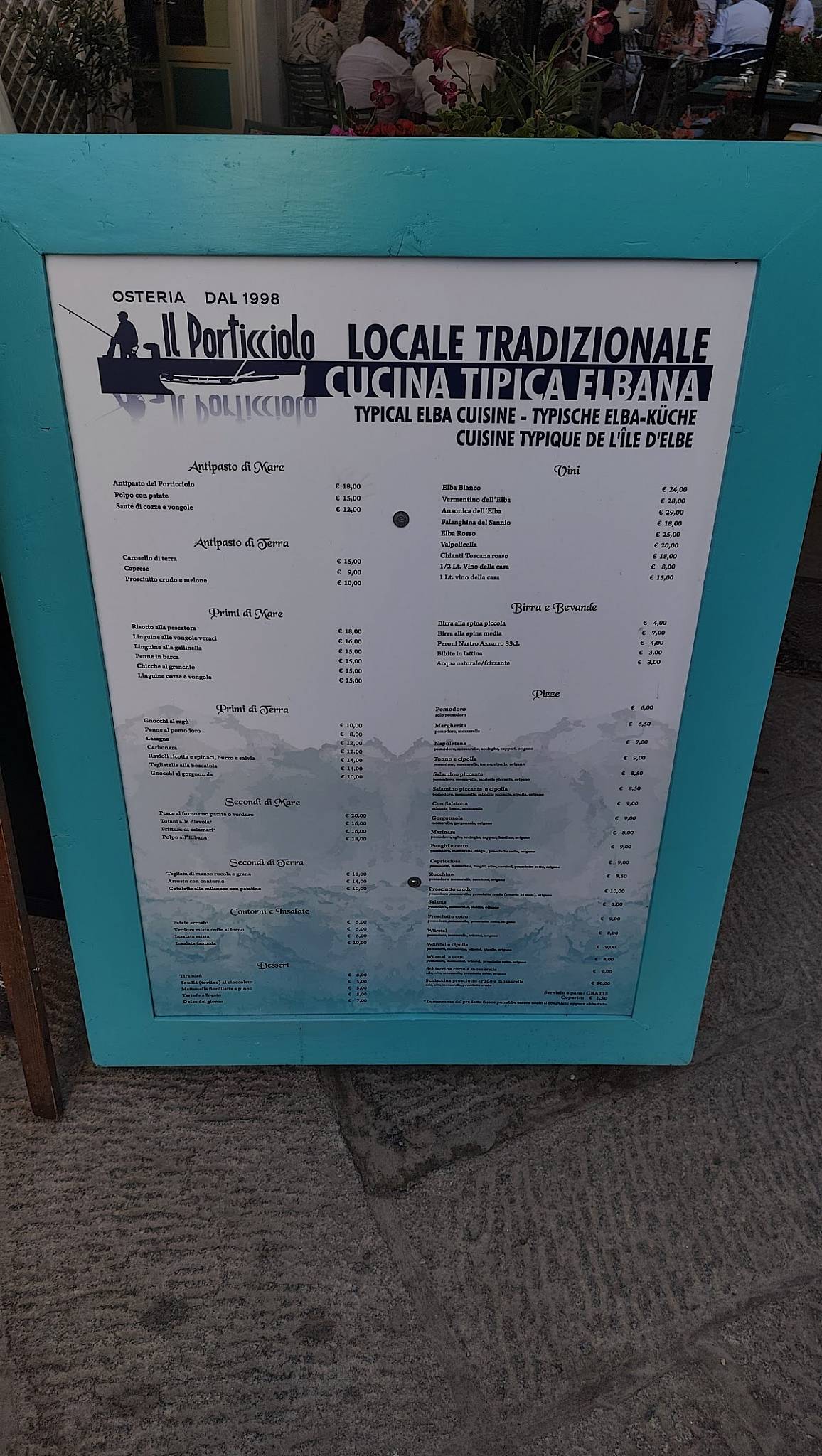 Menu di Il Porticciolo 