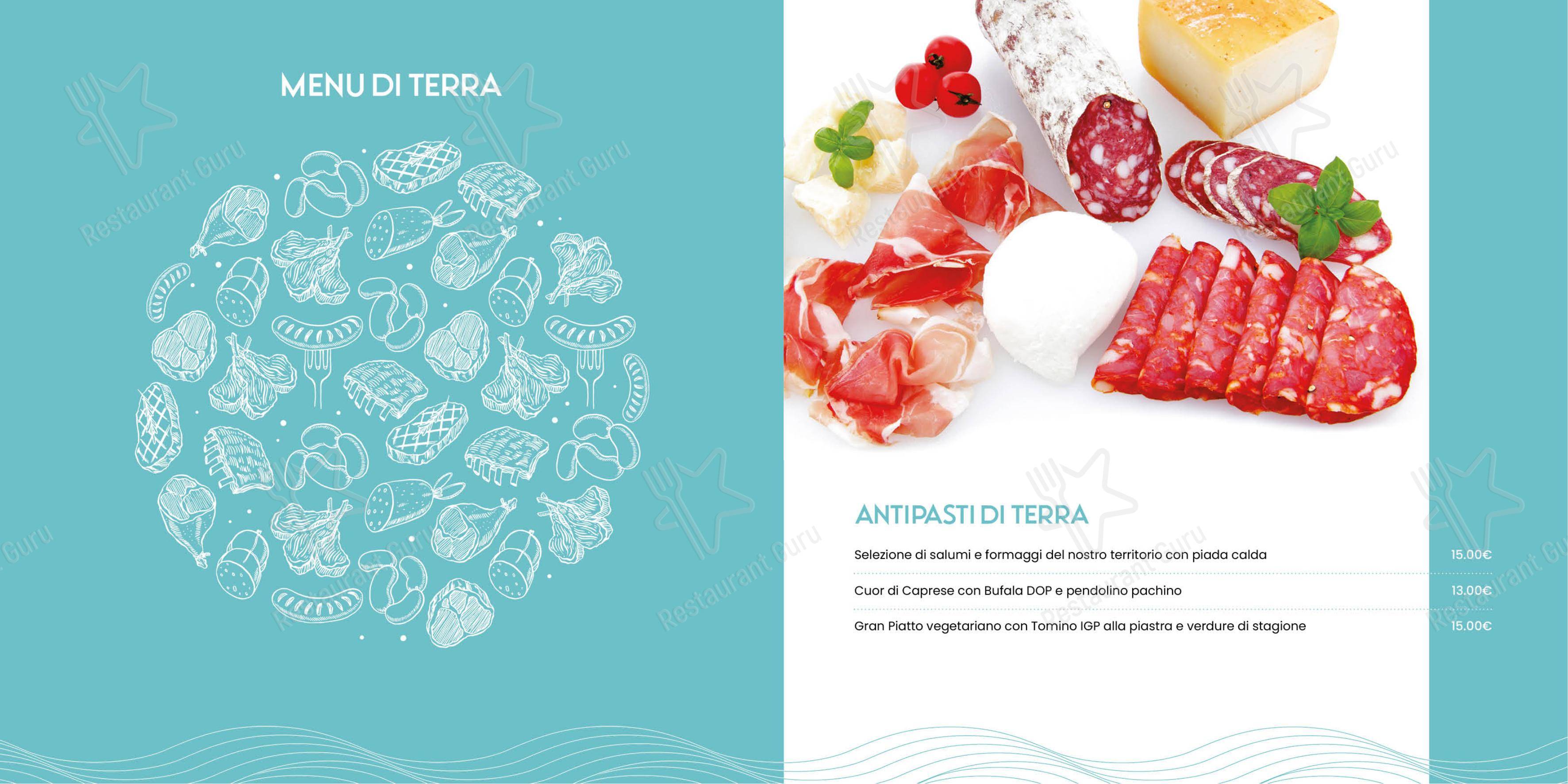 Menu di Il Re Dei Mari - Menu bar