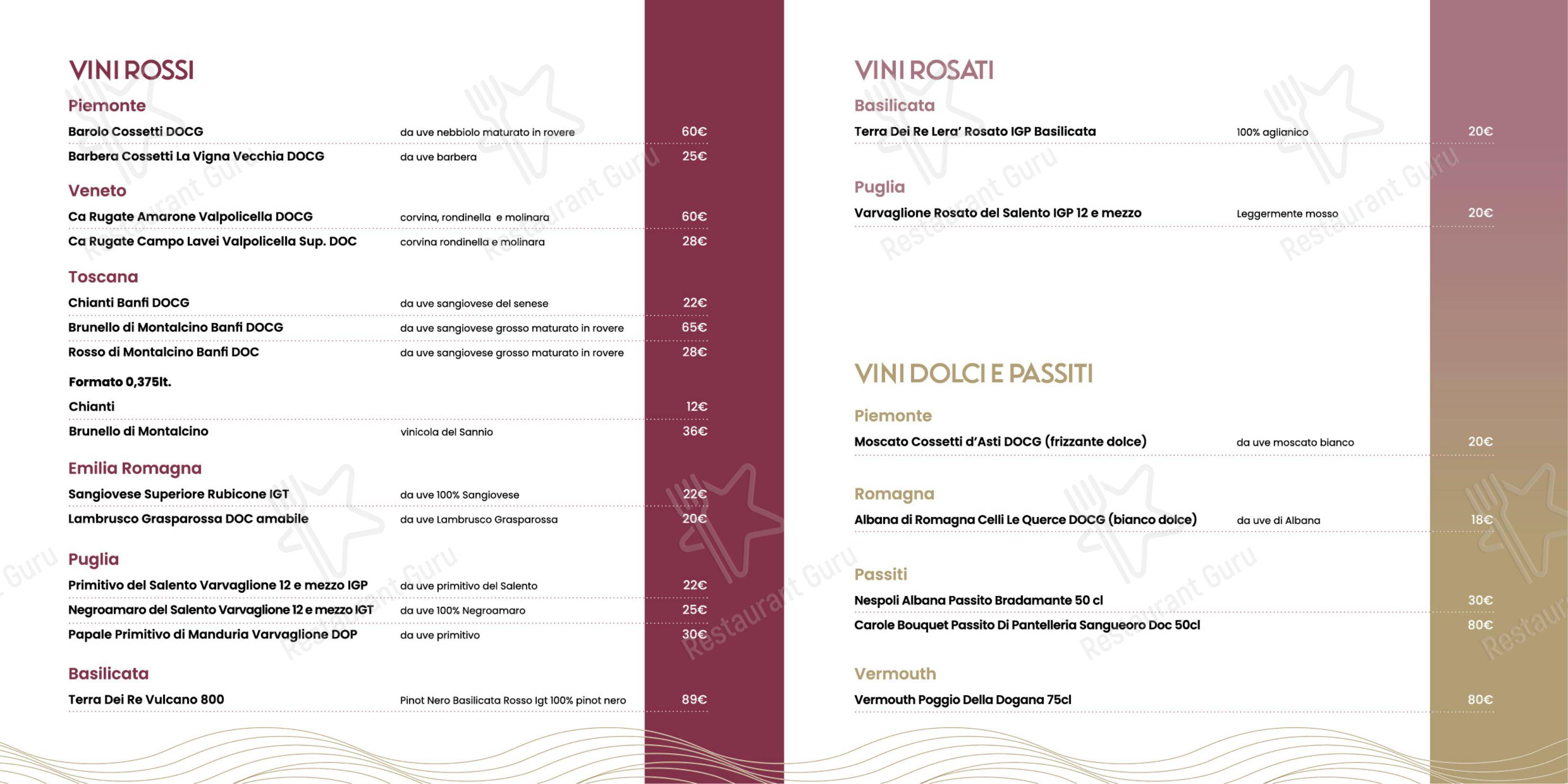 Il Re Dei Mari in Rimini - Menu