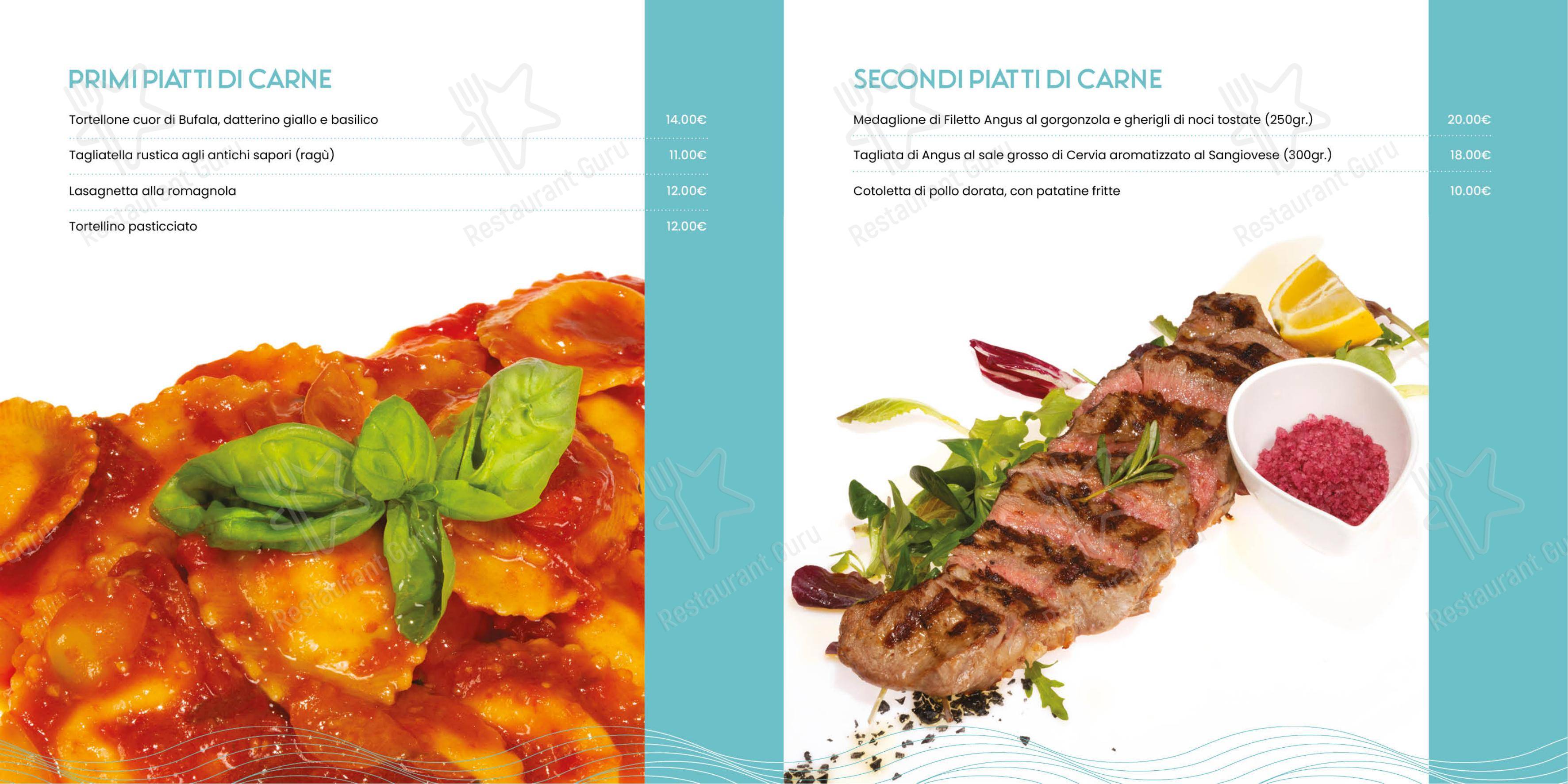 Il Re Dei Mari in Rimini - Menu bar
