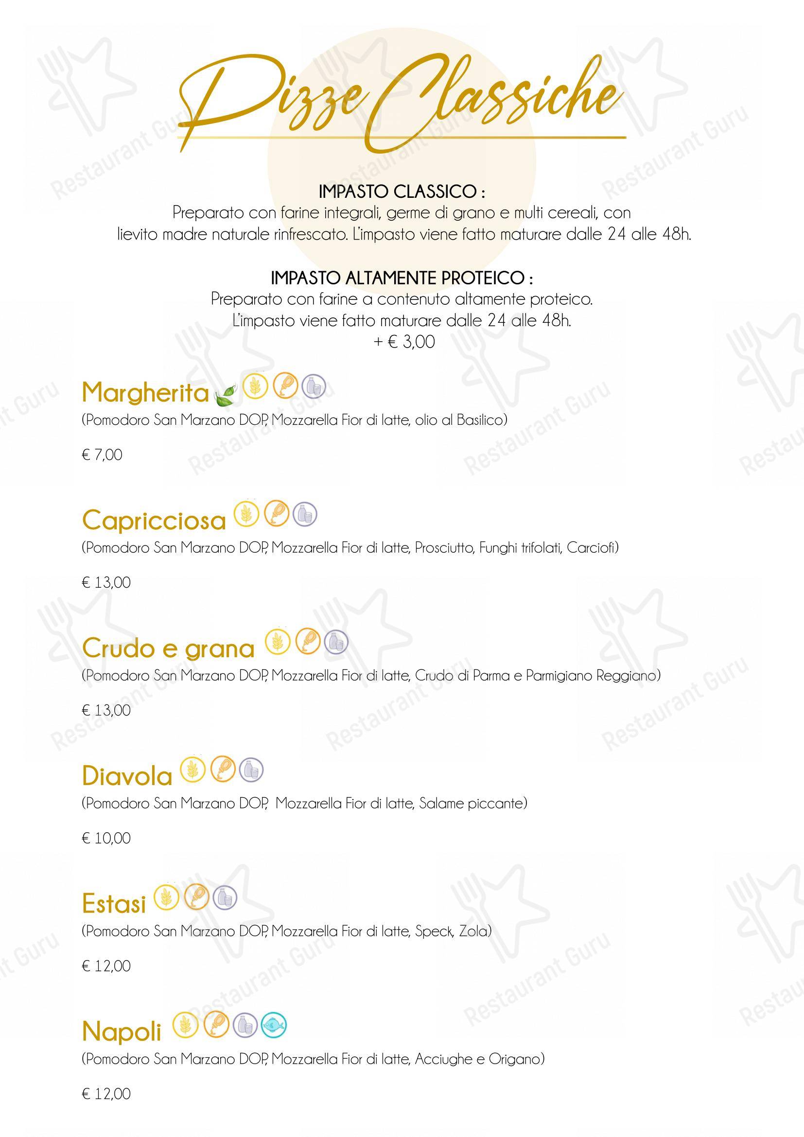 Menu per Al Posto Giusto - da Valentina e Salvatore in Castelli Calepio