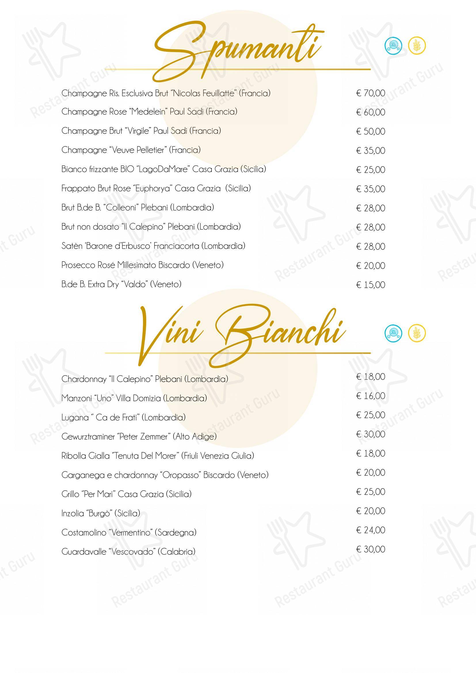 Menu per Al Posto Giusto - da Valentina e Salvatore ristorante