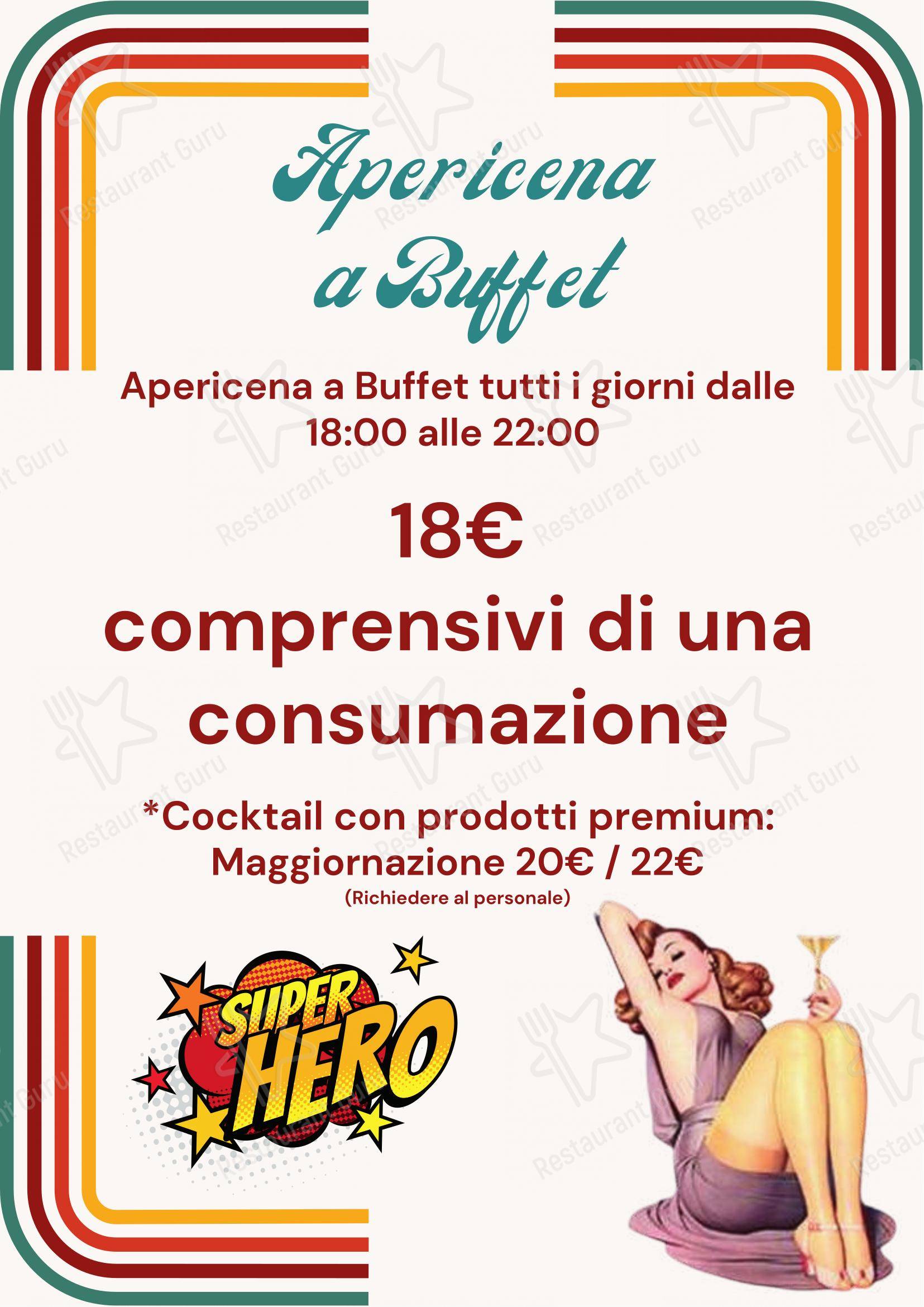 Menu per Inside Torino Cocktail Bar pub & bar