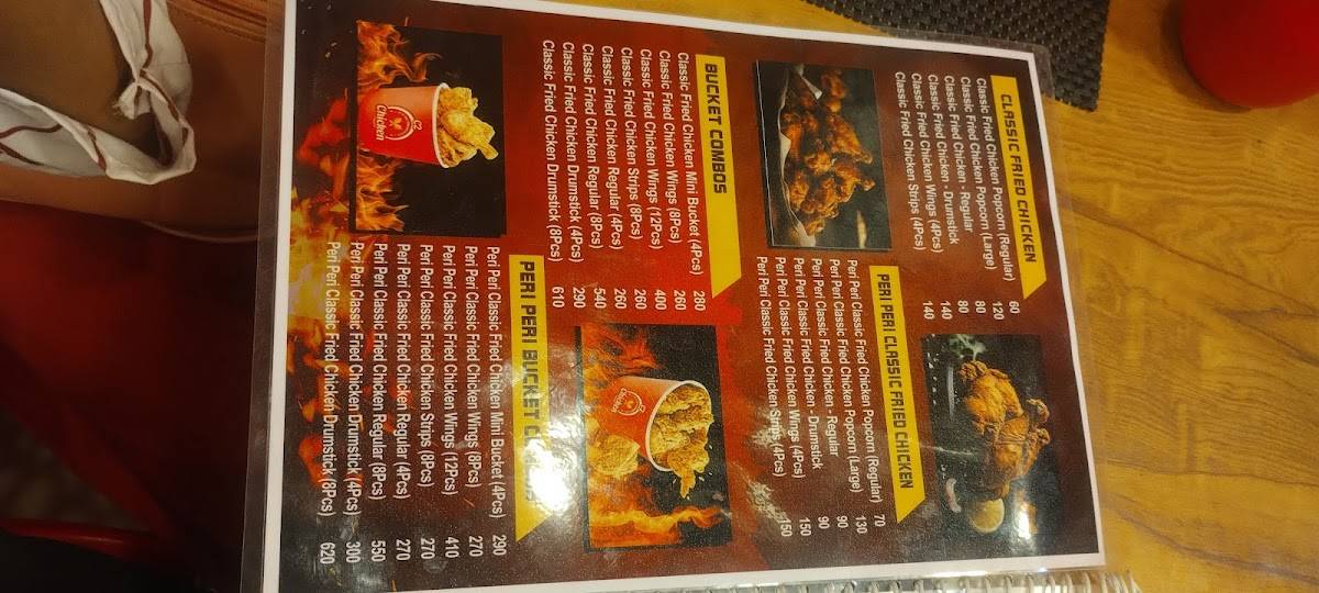 JP restaurant menu