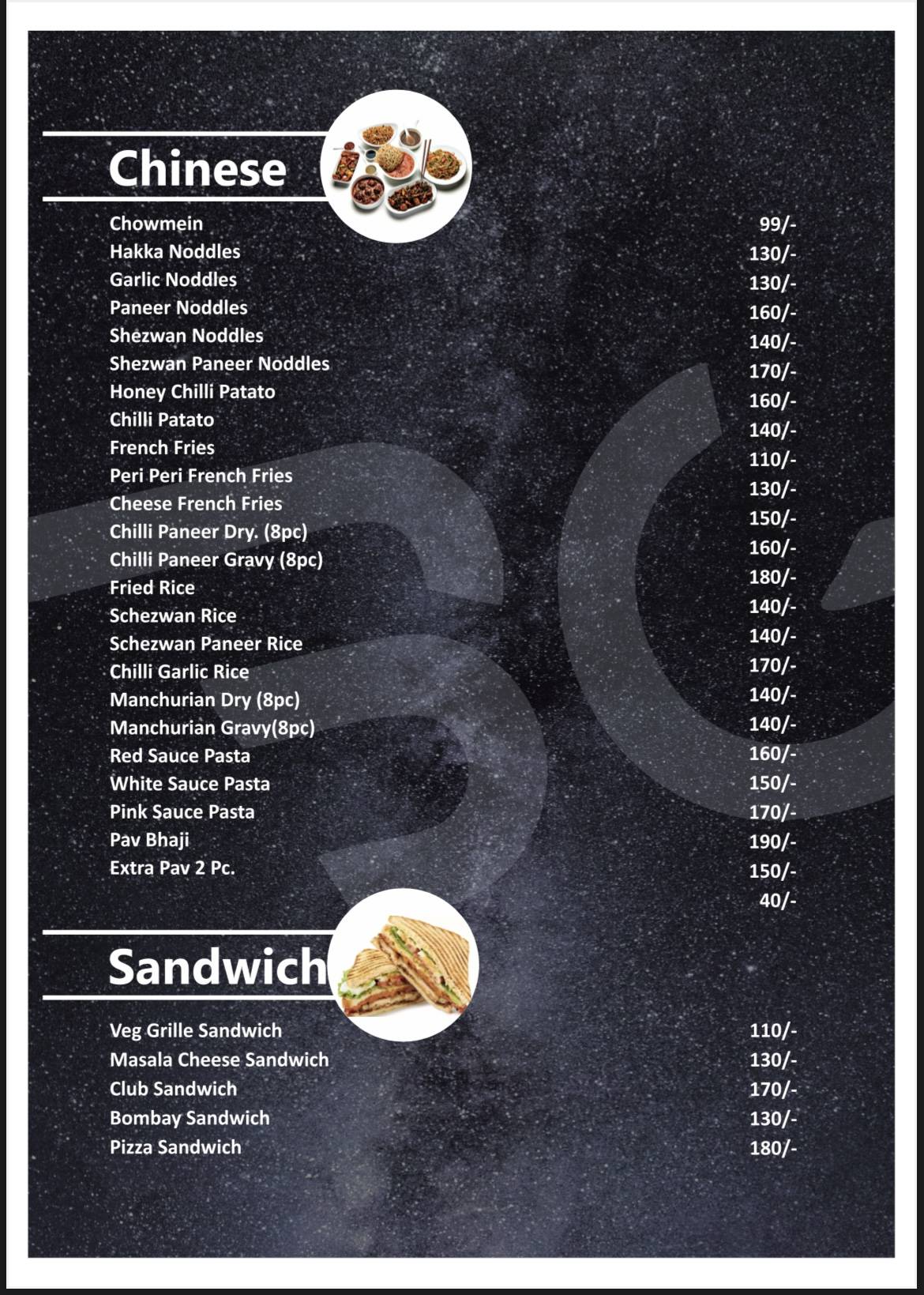 Babugulli Cafe & Restaurant Sodala Jaipur menu