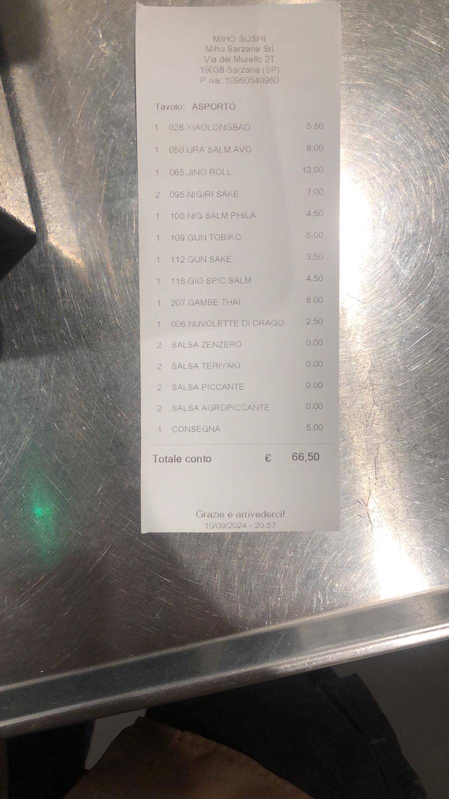 Menu di Jin Restaurant 