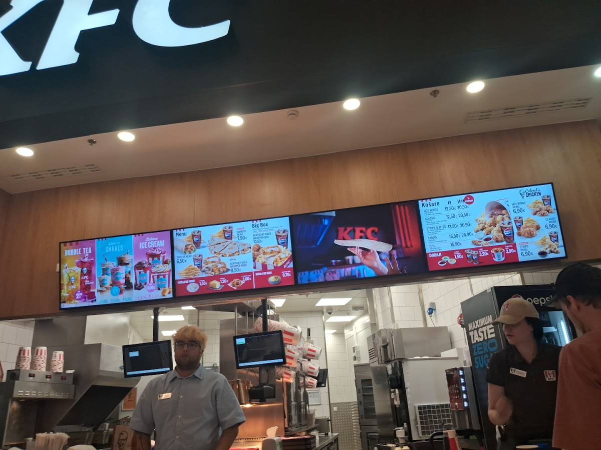 Menu di KFC Arena Centar 