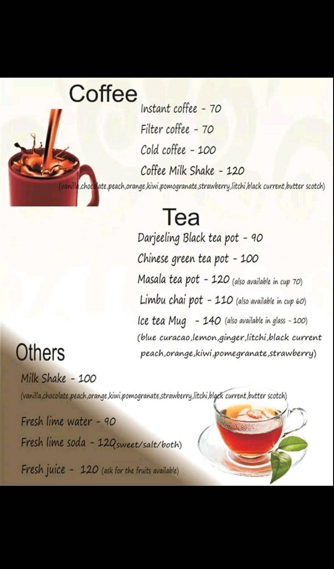 Freskka Cafe Pizzeria Restaurant menu