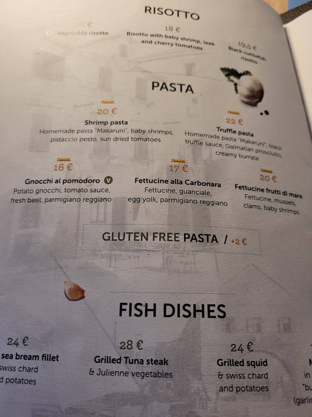Menu di KOGO - Pizza, Pasta & Grill 
