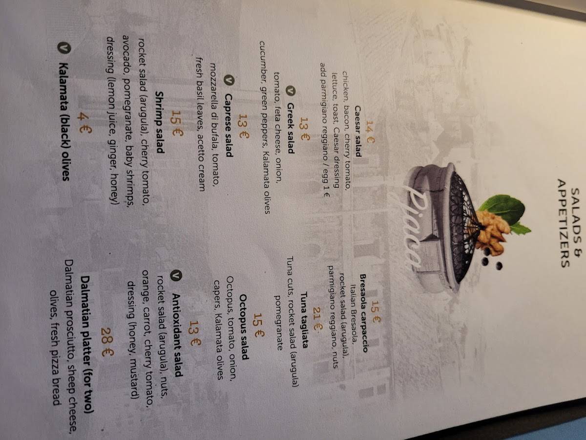 Menu di KOGO - Pizza, Pasta & Grill 