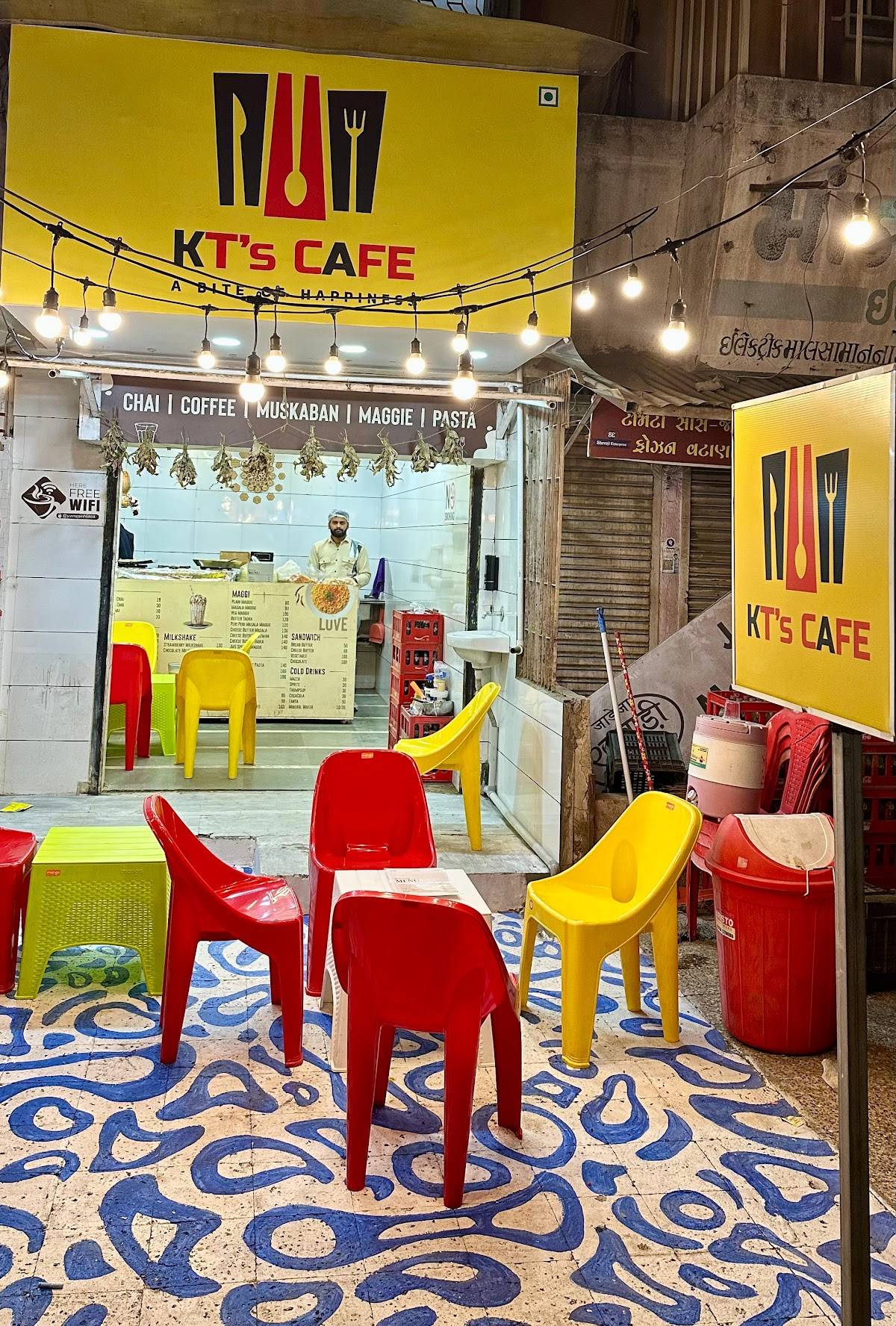 KT's Cafe menu