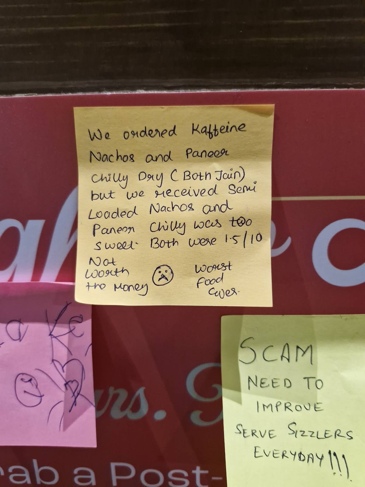Kaffeine: Cafe & Kitchen menu