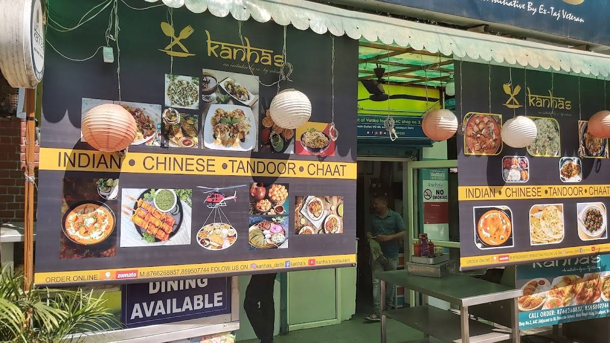 Kanha's - Pure Veg Restaurant - Janakpuri (Mota Singh Marg) menu