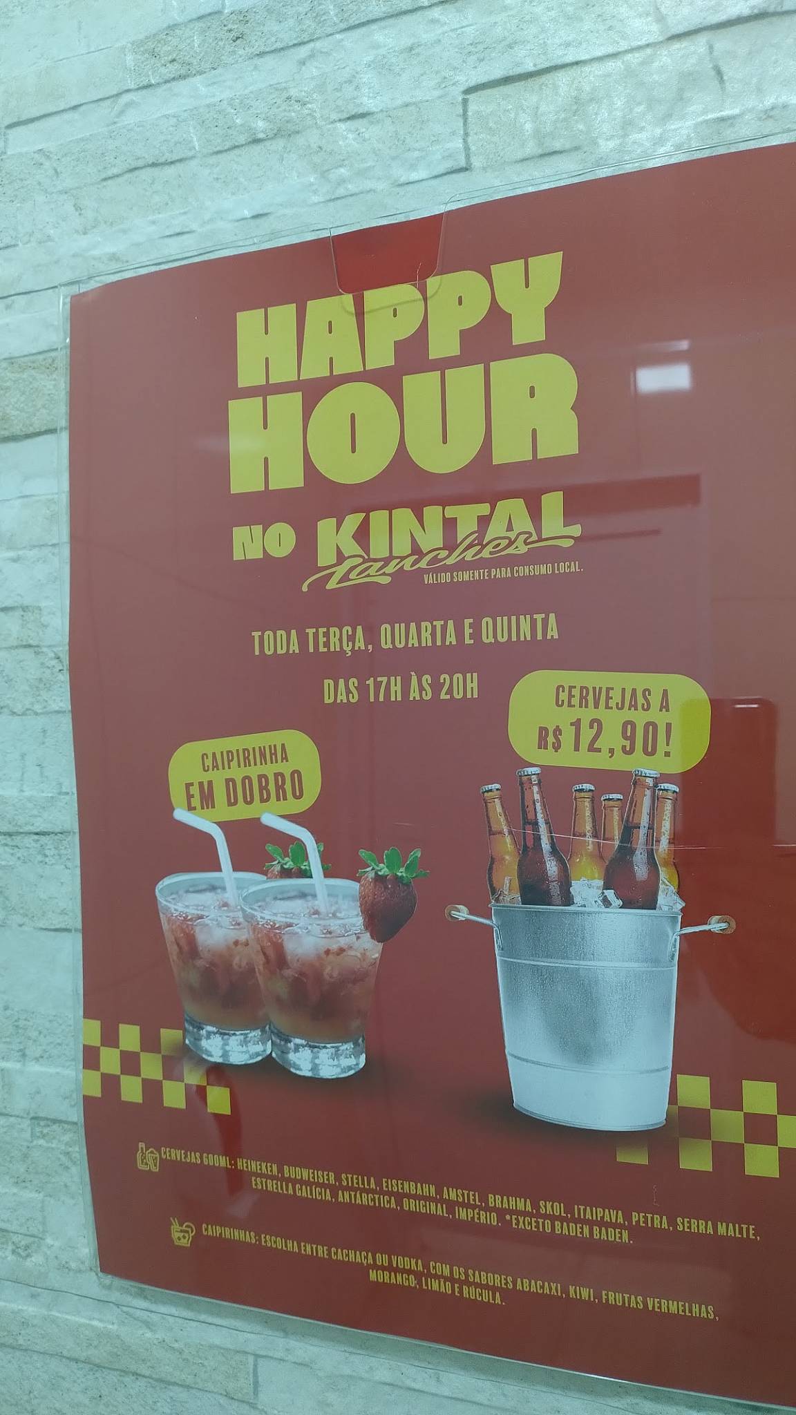 Kintal Lanches cardápio
