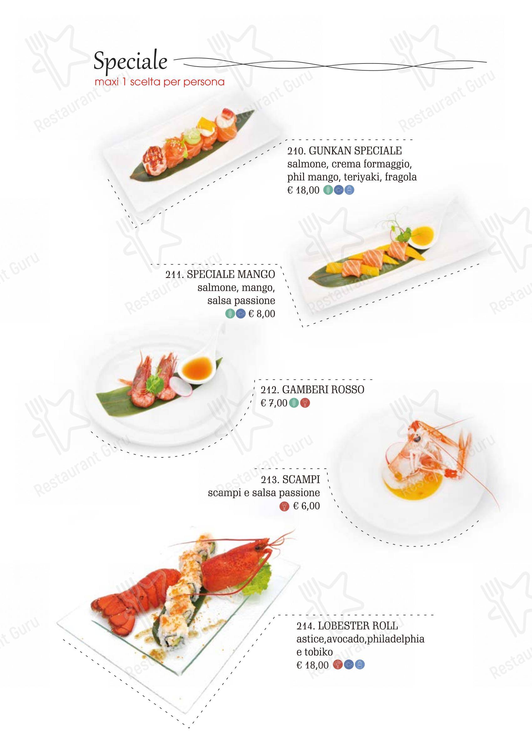 Menu di Kirin - Menu