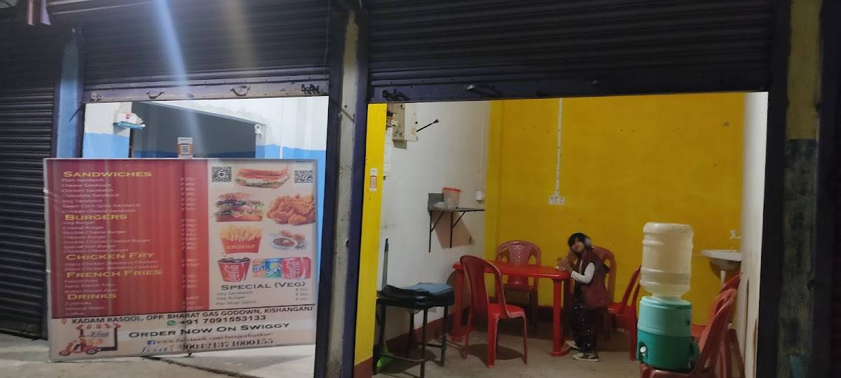 Burger Hut menu