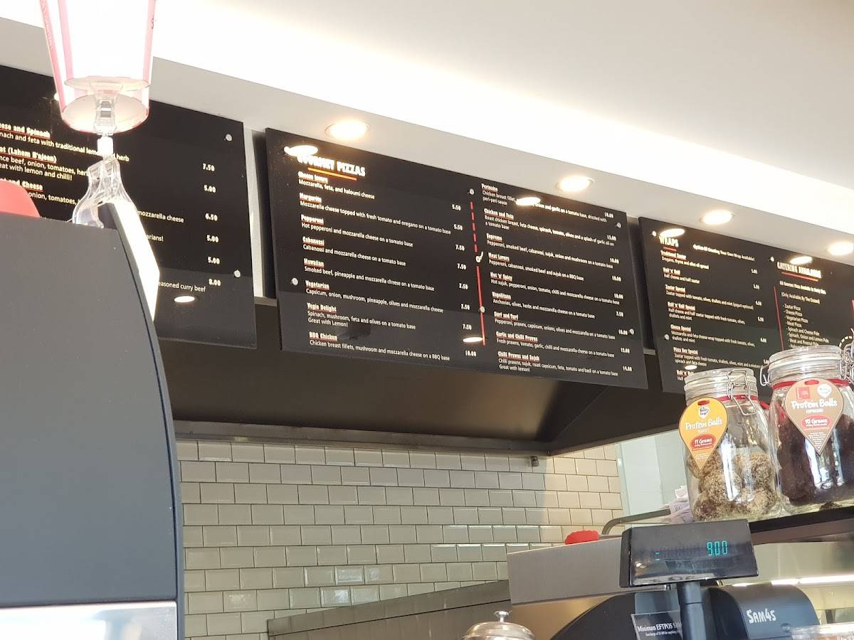 Menu at Pizzabox Café restaurant, Kogarah