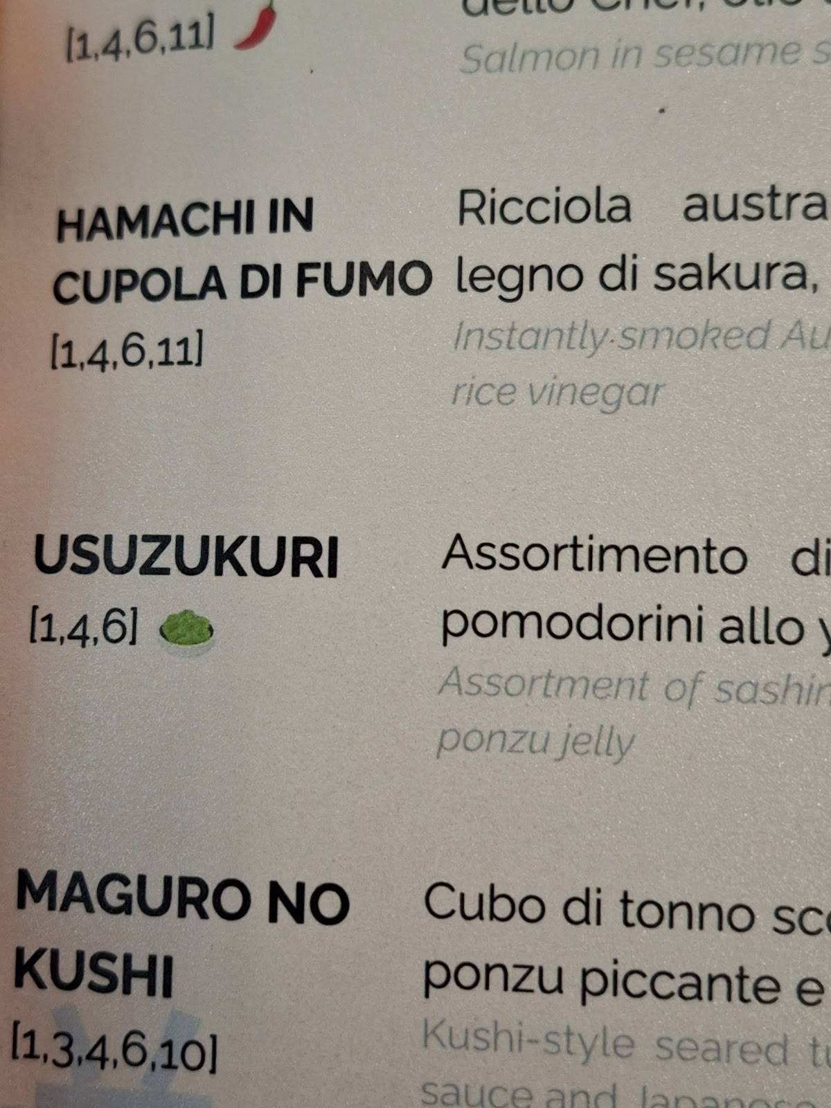 Menu di Koi 