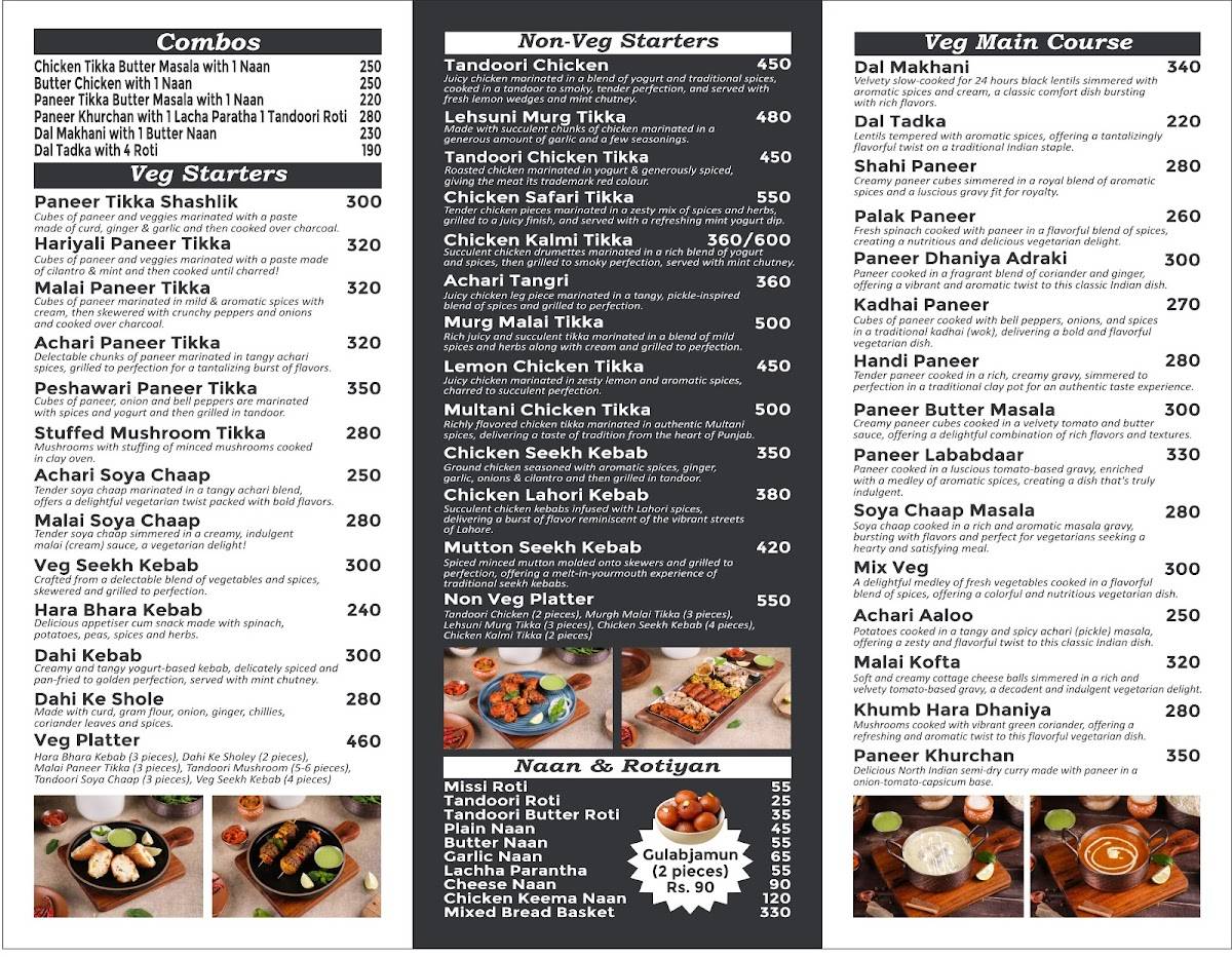 Kole - The North Indian Restaurant menu