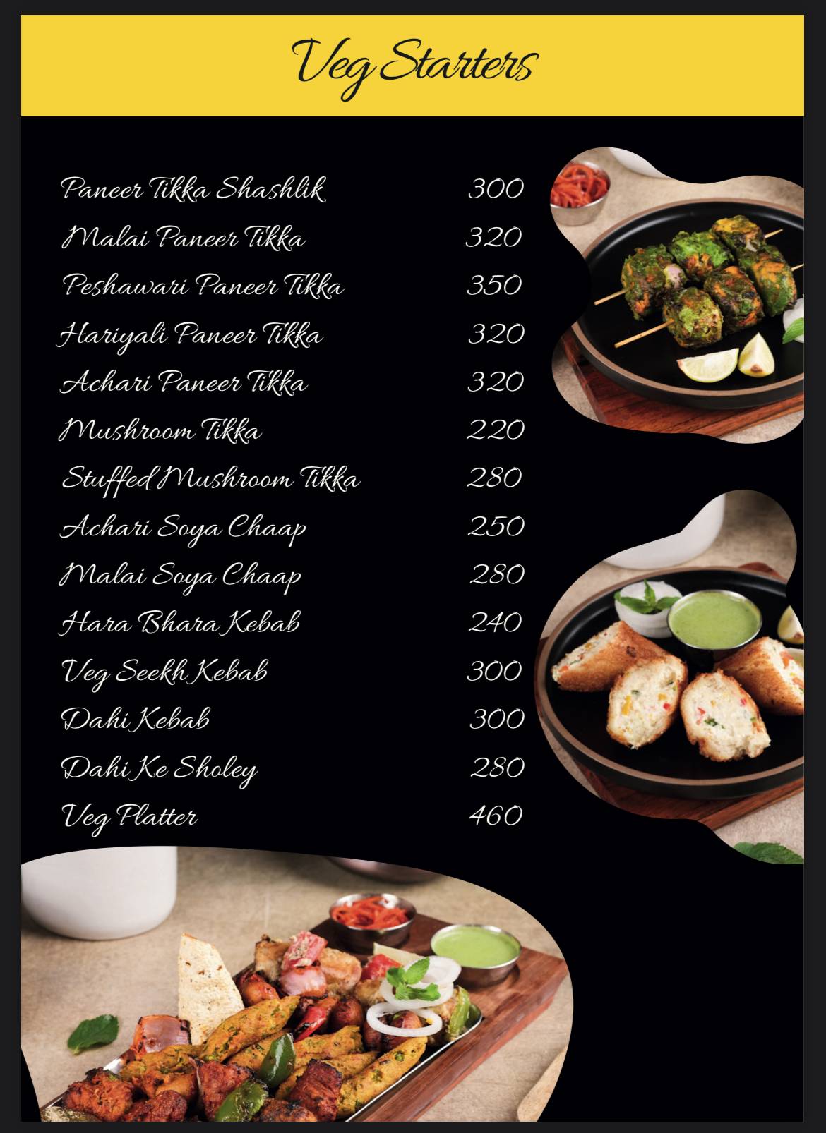 Kole - The North Indian Restaurant menu
