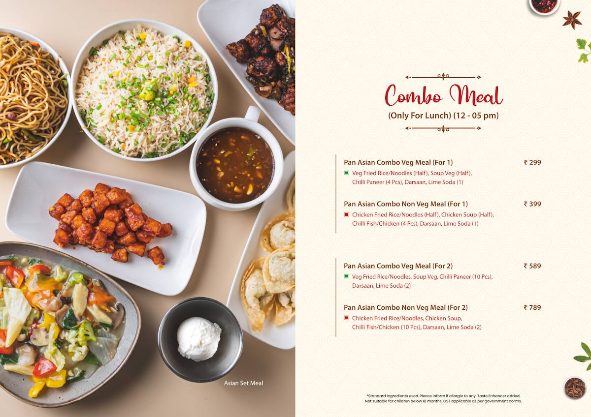 SHANGHAI - FLAVOURS OF CHINA TOWN (Salt Lake) menu