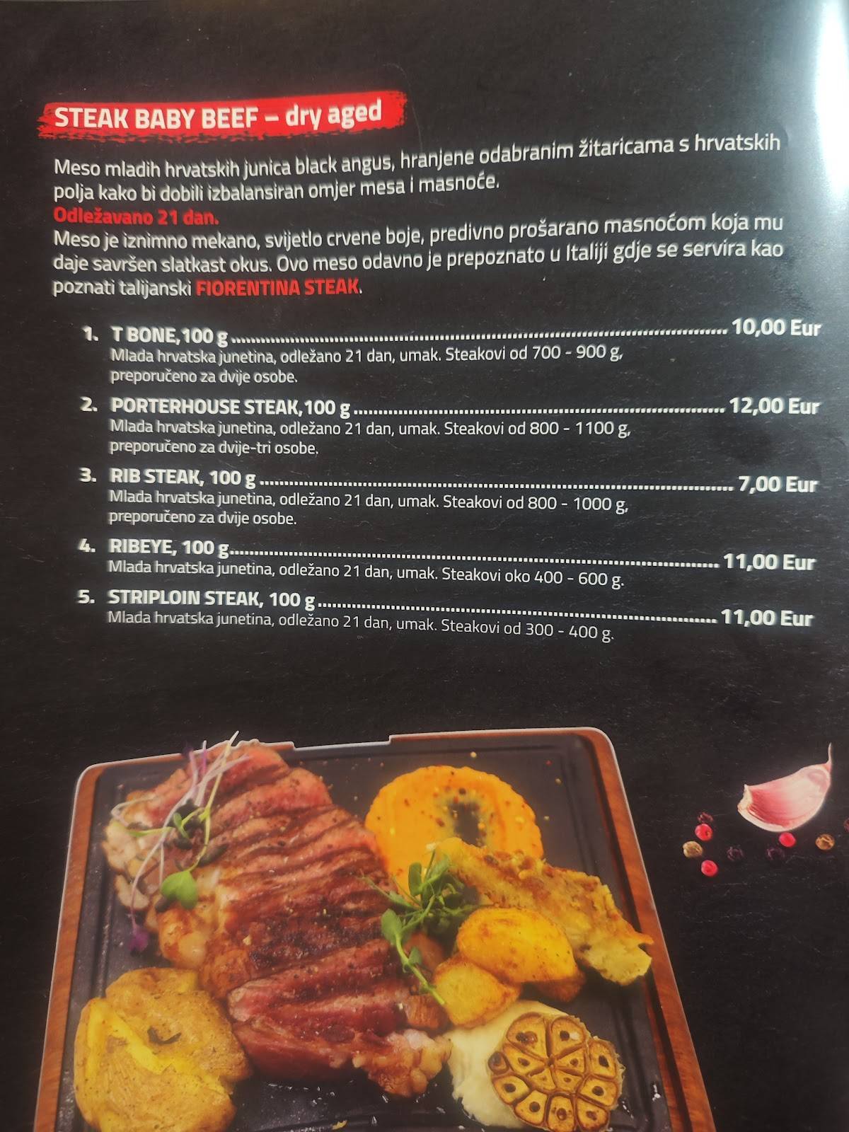 Menu di Restoran Tomislav/ Križevačka Pivovara 