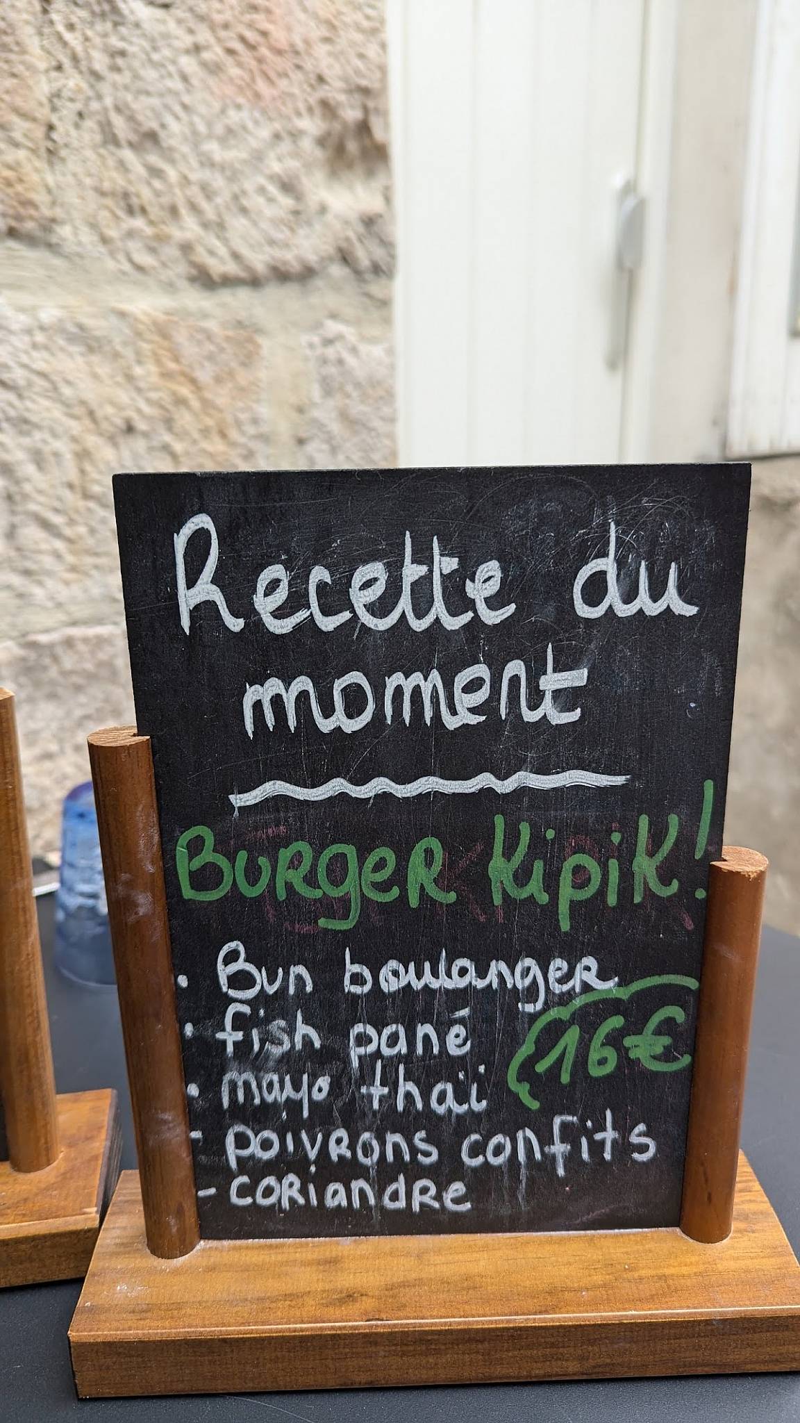 Menu de L'Adresse BURGERS LILLE