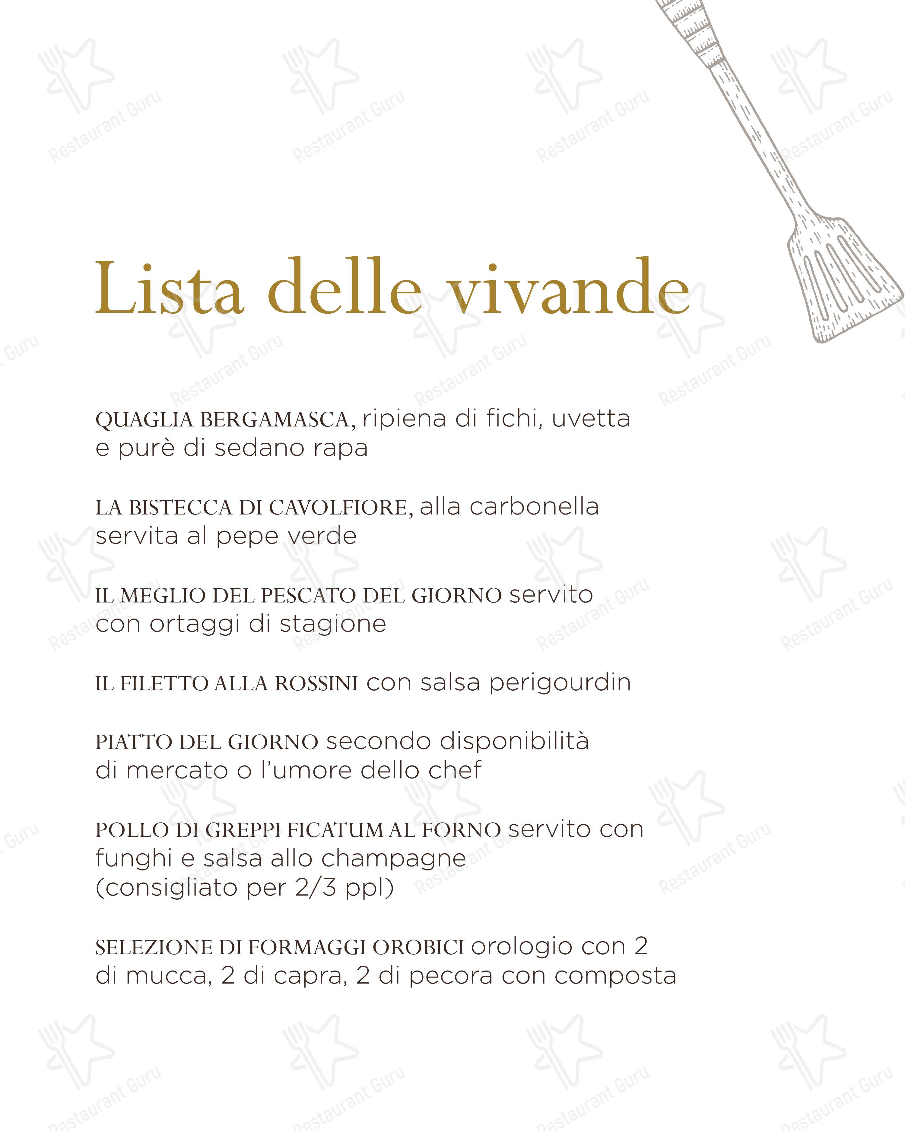 Menu di L'Ek Bistrot - Menu
