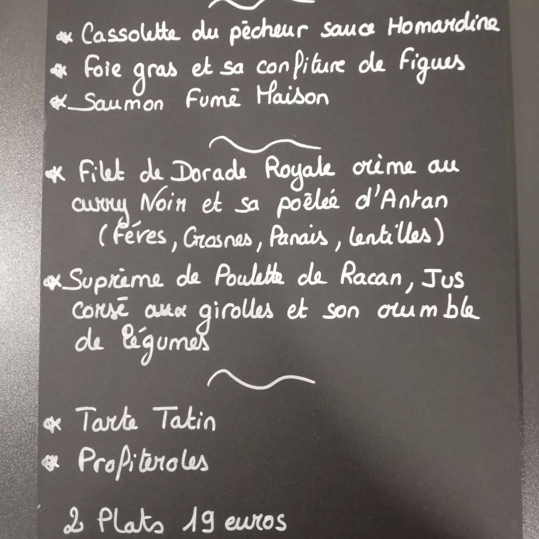 Menu de L'Essentiel